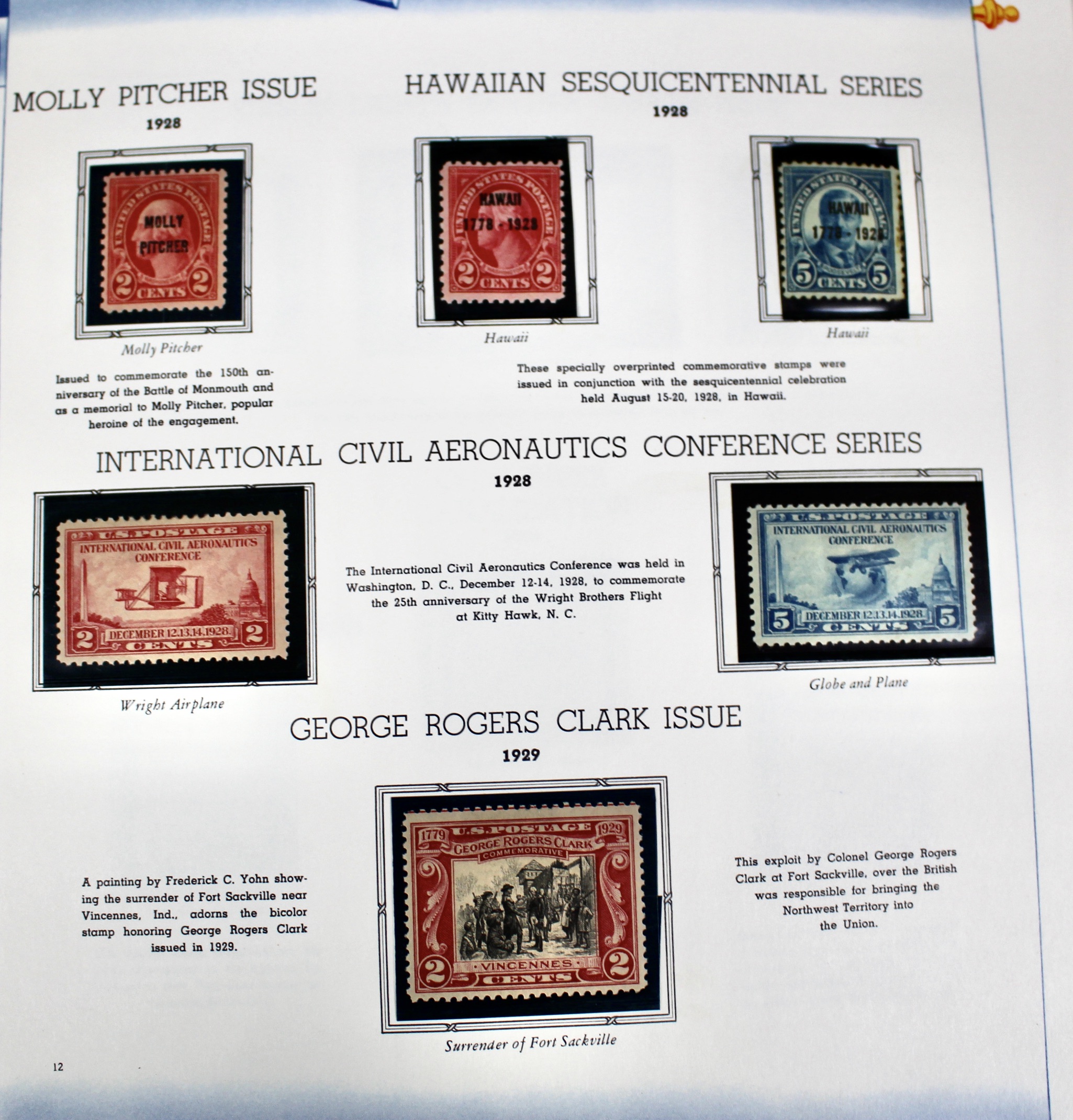 U.S. Commemorative Postage Stamp Collection, 1893 to 1965