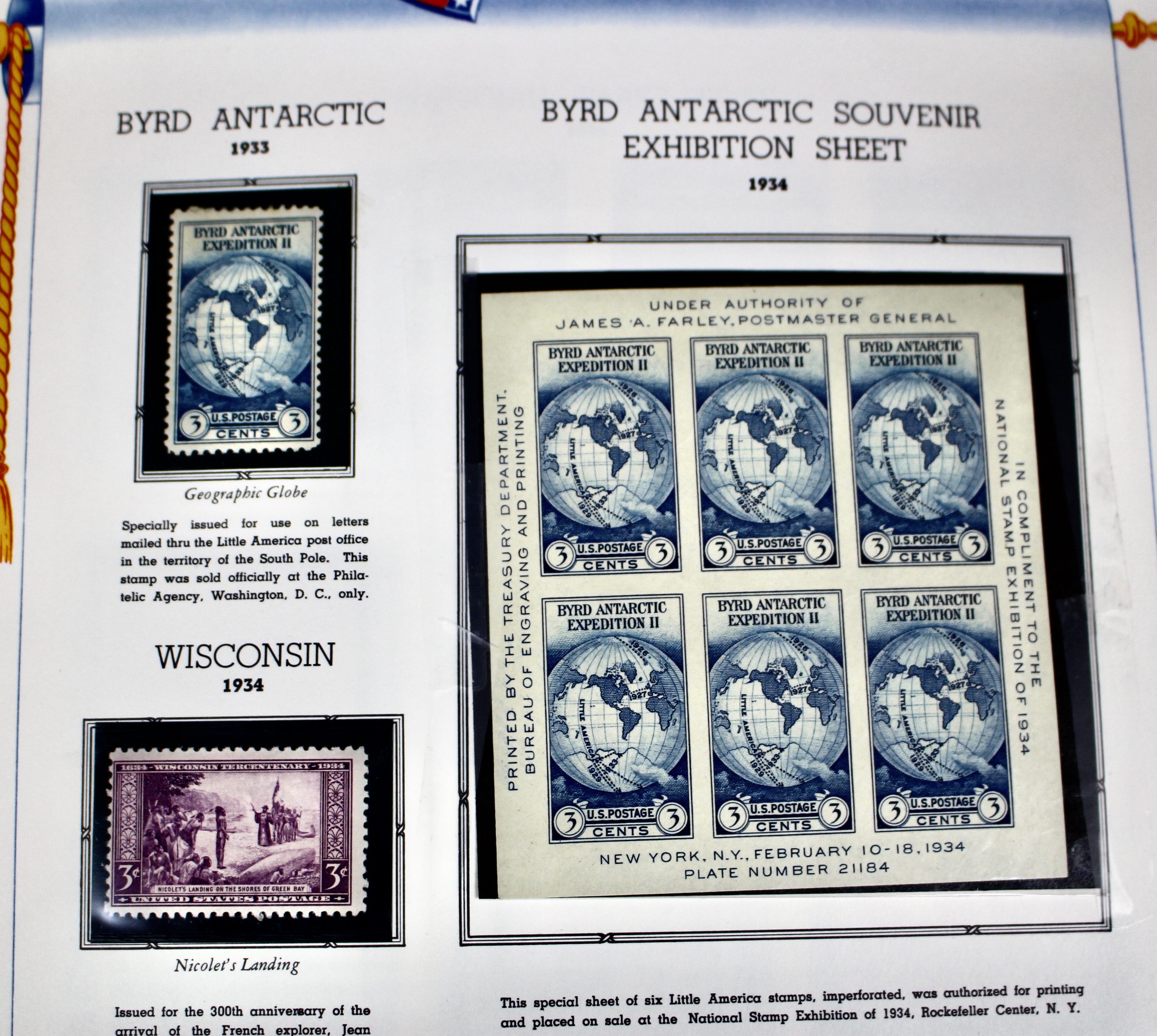 U.S. Commemorative Postage Stamp Collection, 1893 to 1965