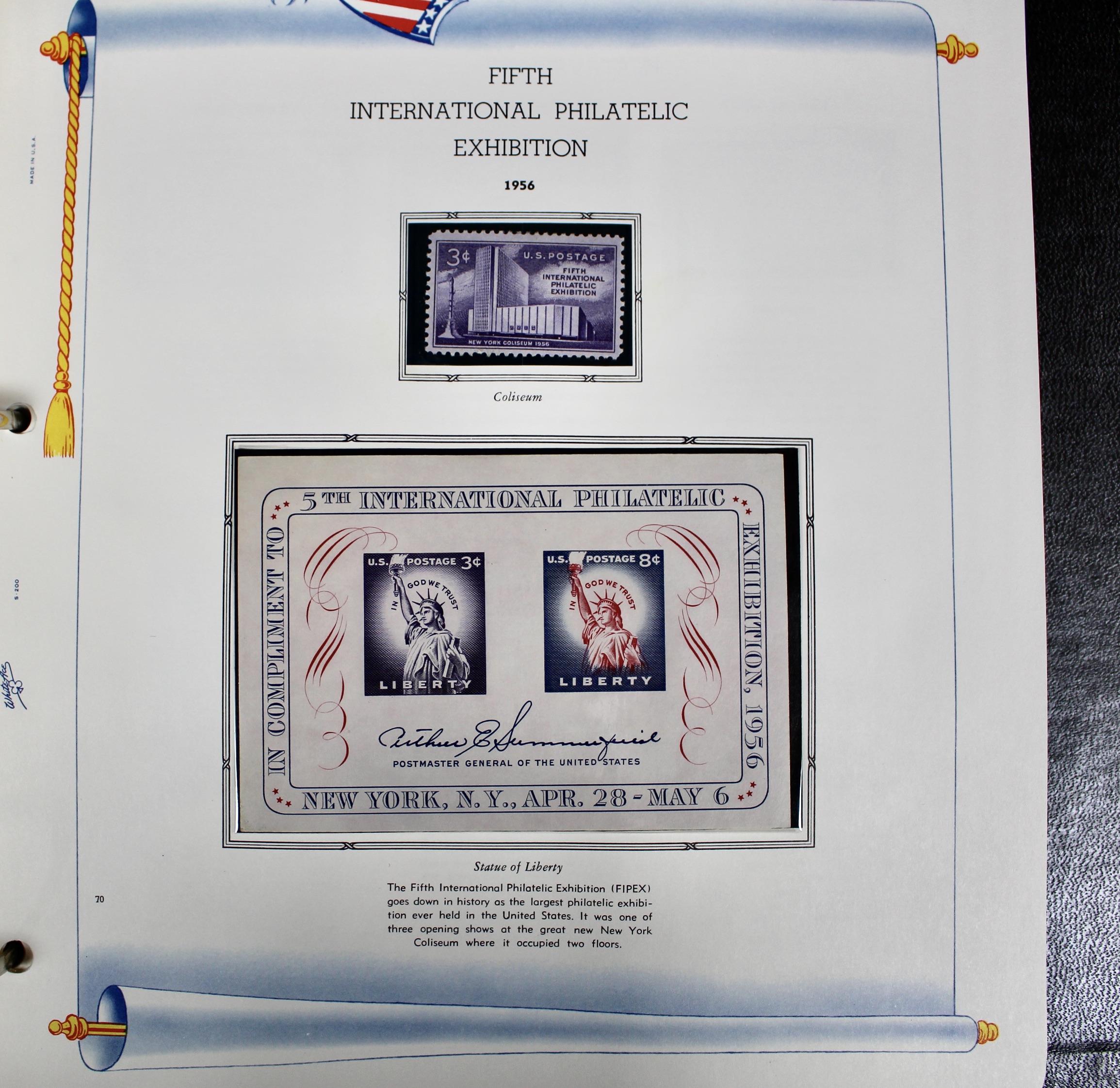 U.S. Commemorative Postage Stamp Collection, 1893 to 1965