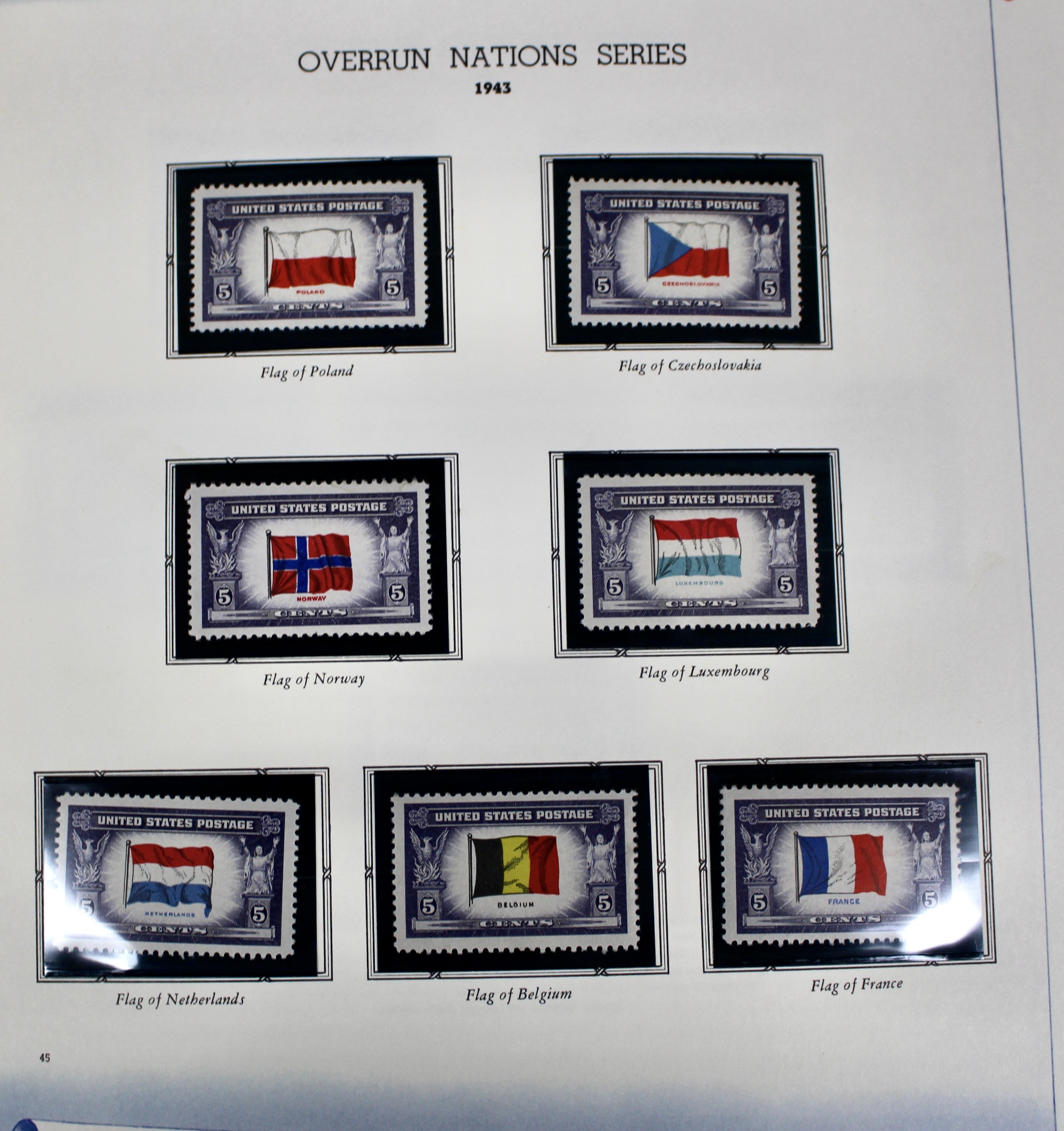 U.S. Commemorative Postage Stamp Collection, 1893 to 1965