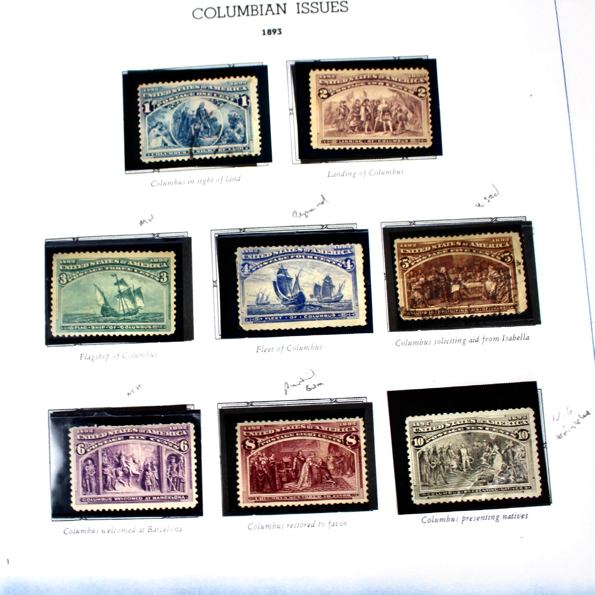 U.S. Commemorative Postage Stamp Collection, 1893 to 1965