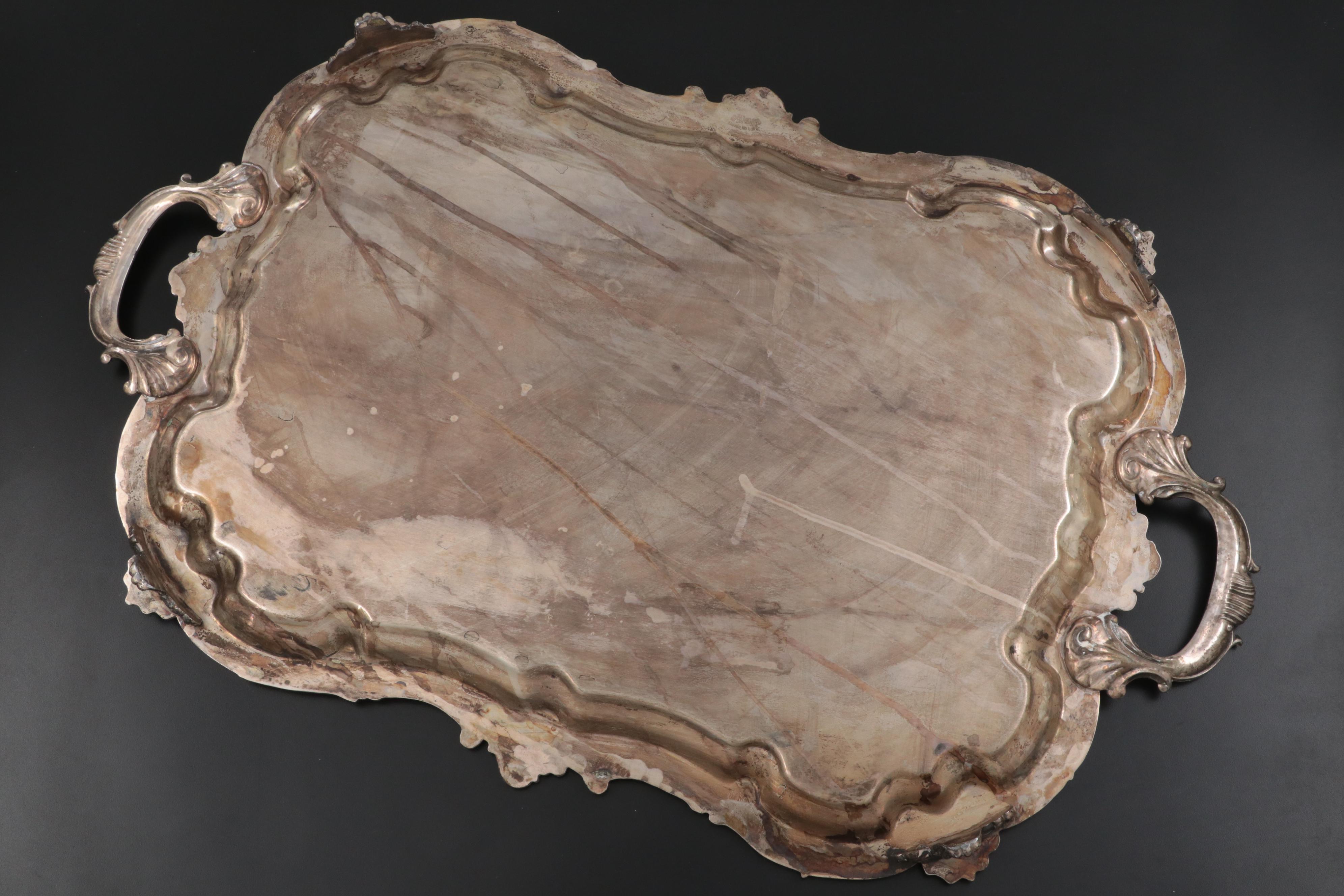 Birmingham Silver Company Silver Plate Tea Service, Mid to Late 20th Century