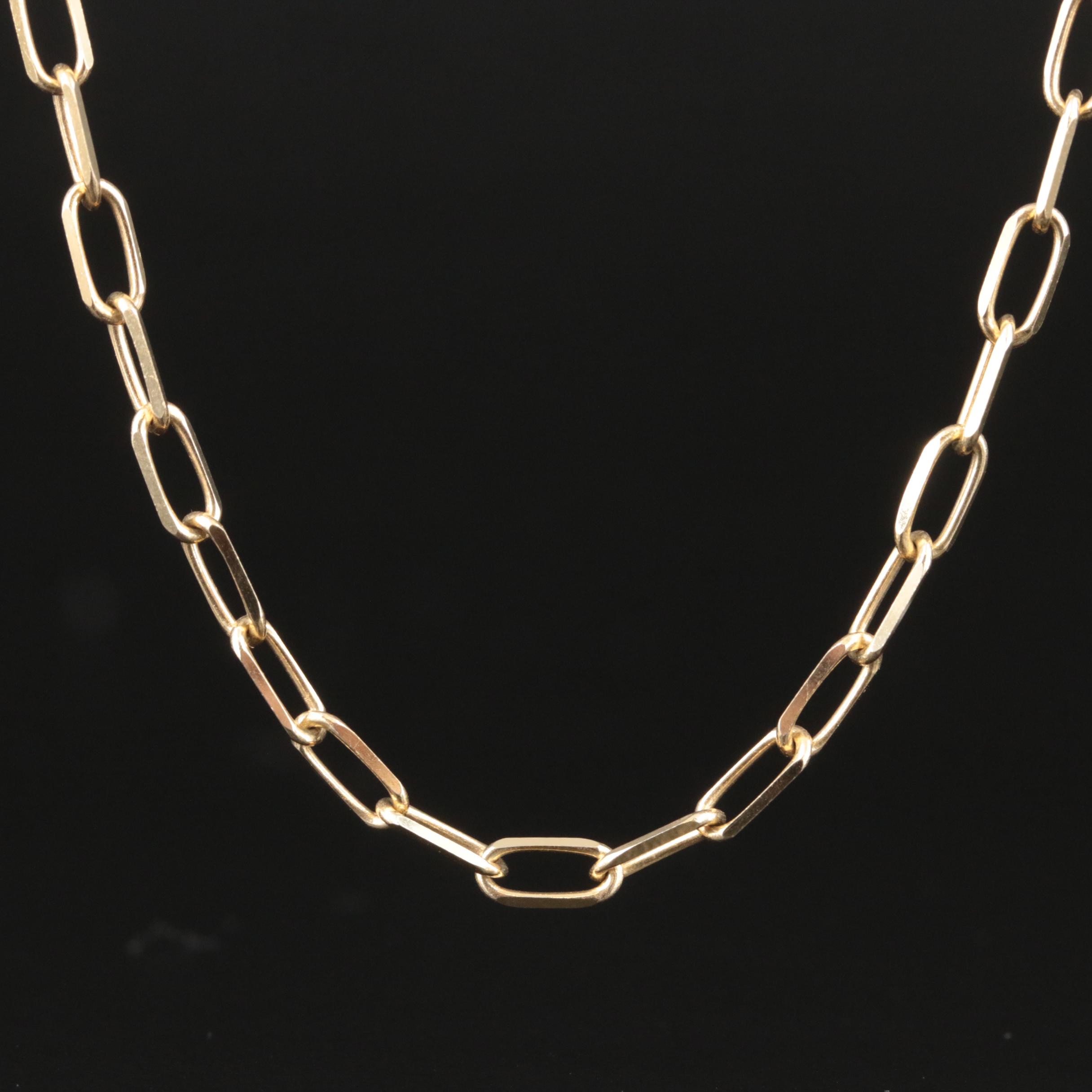 14K Cable Chain Necklace
