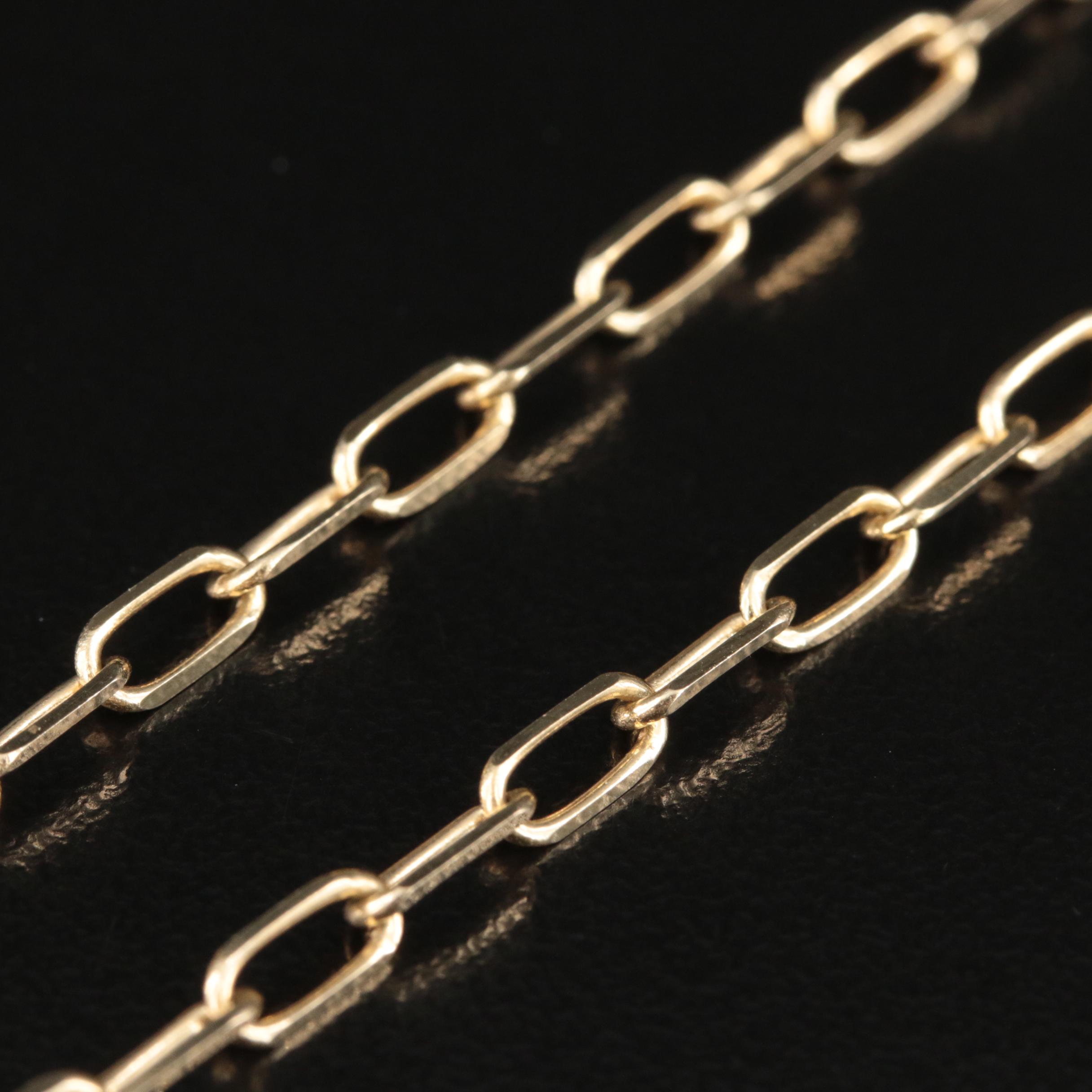 14K Cable Chain Necklace