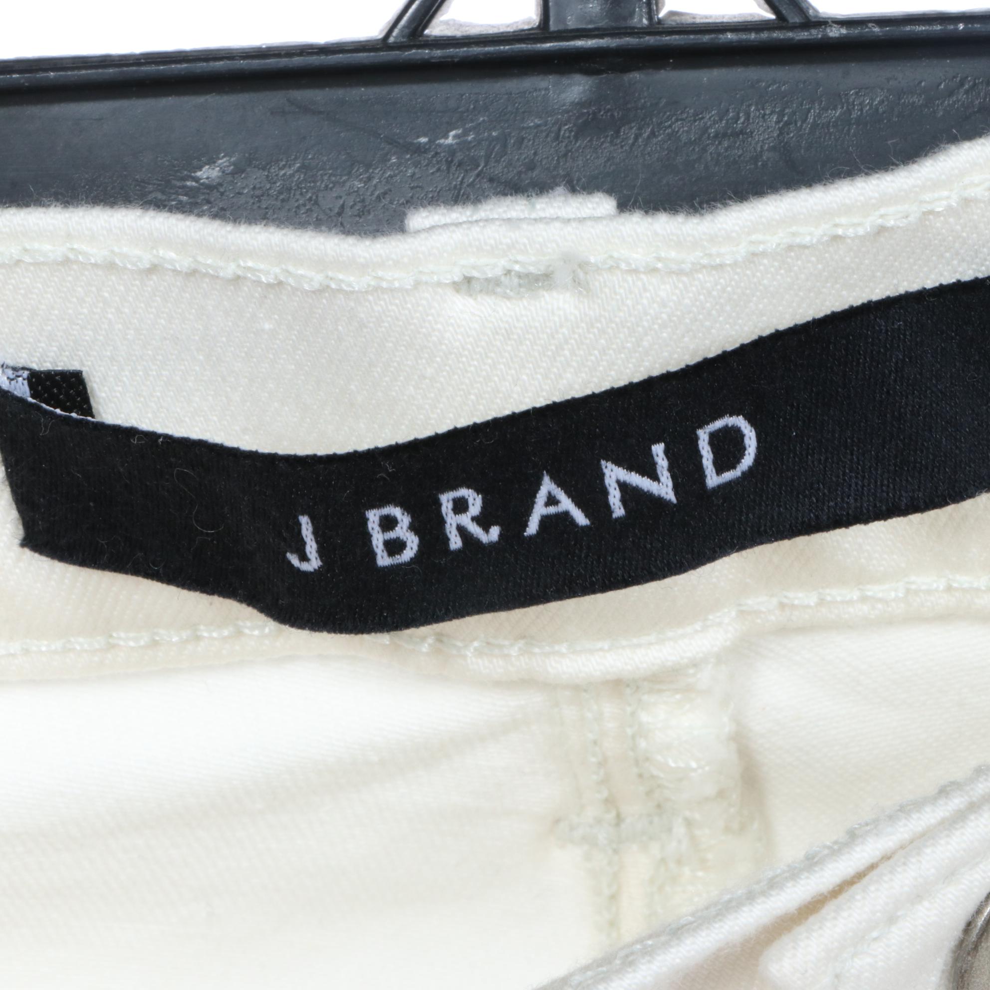 J Brand Floral Printed and Embossed Jeans