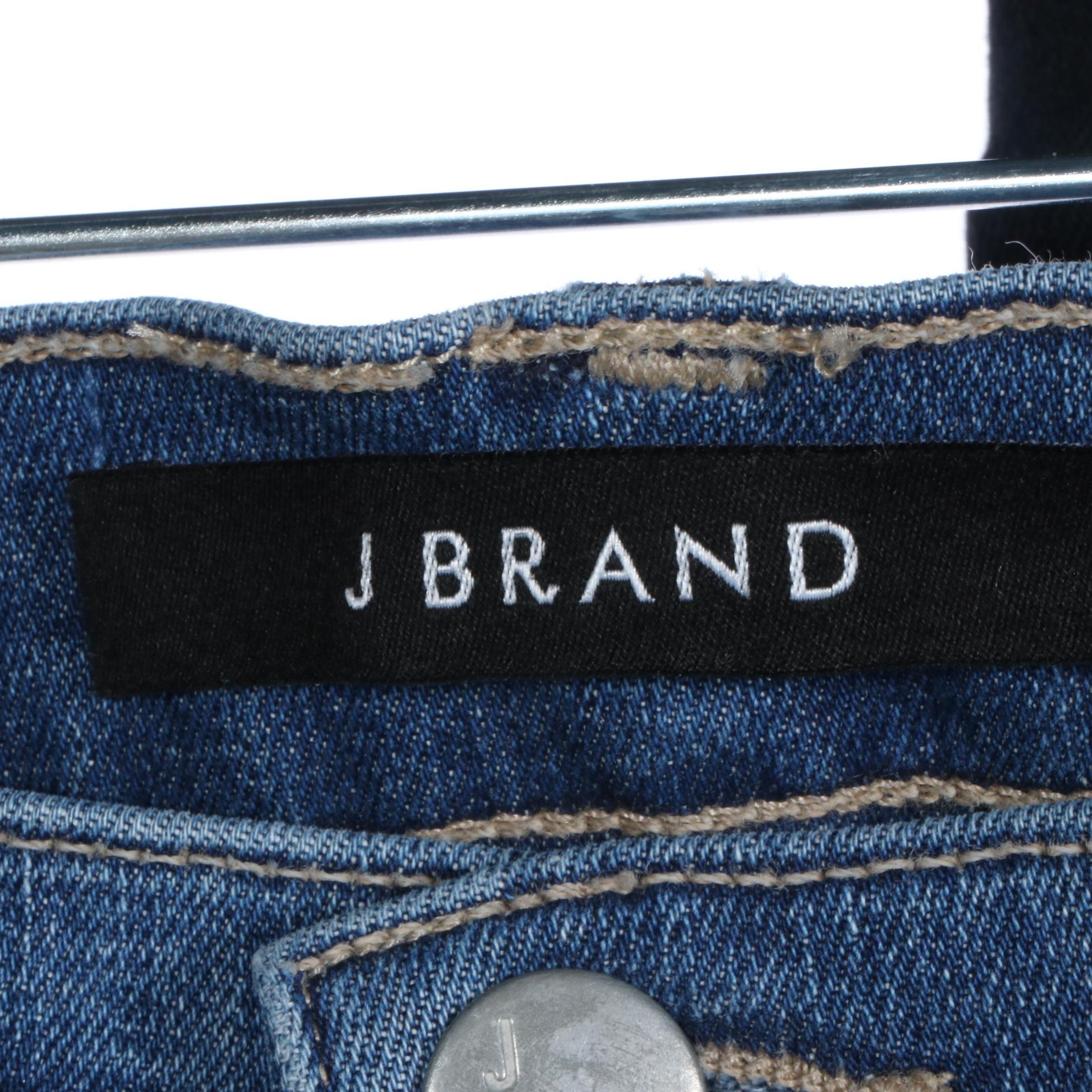 J Brand Floral Printed and Embossed Jeans