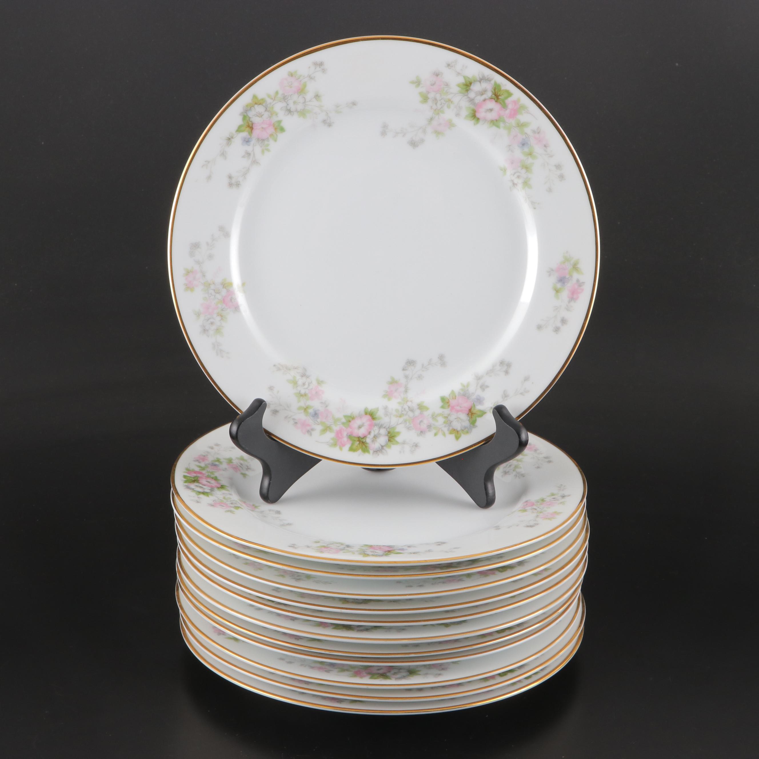 Noritake Japanese Bone China "Touraine" Dinnerware and Serving Pieces, 1945-1952