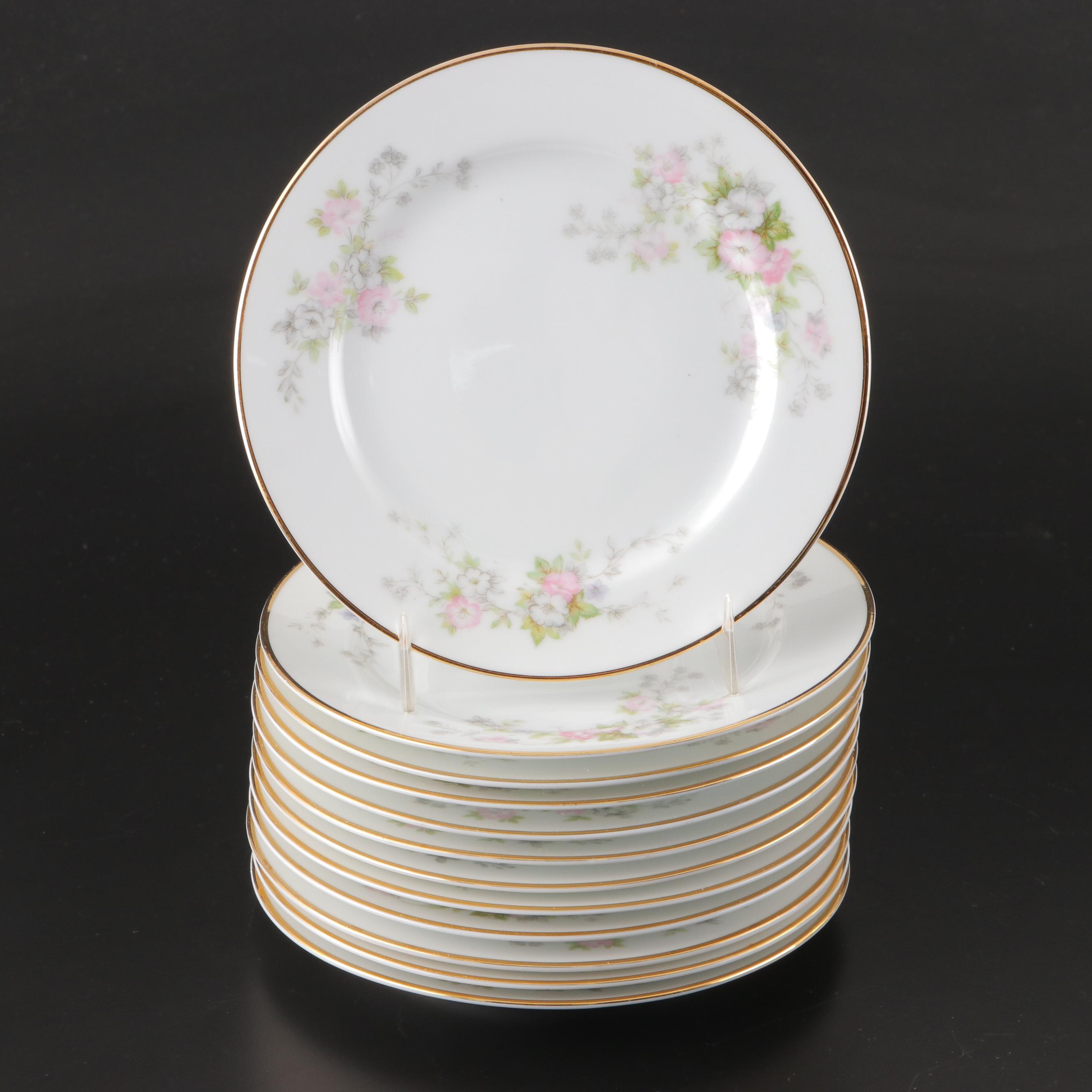 Noritake Japanese Bone China "Touraine" Dinnerware and Serving Pieces, 1945-1952