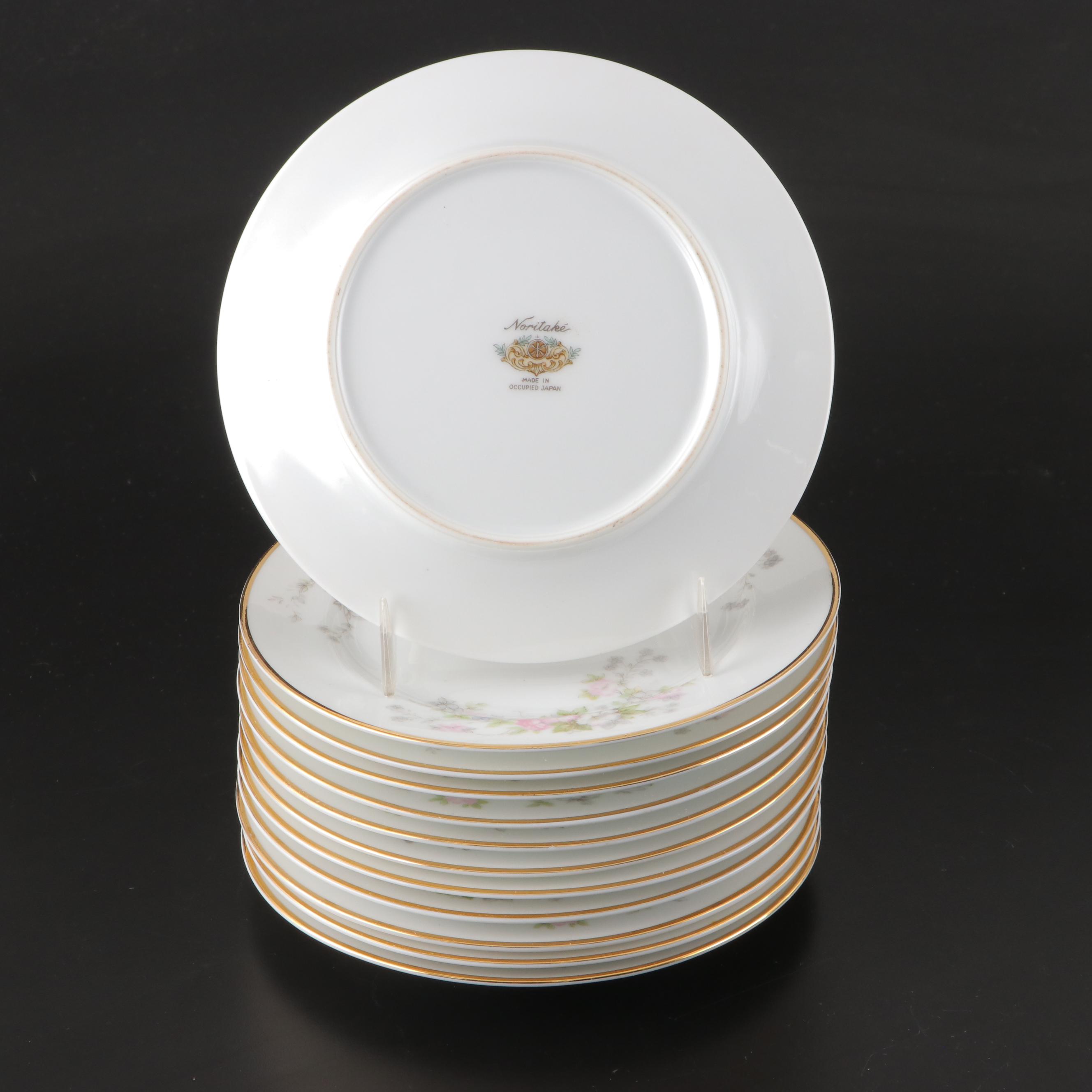 Noritake Japanese Bone China "Touraine" Dinnerware and Serving Pieces, 1945-1952