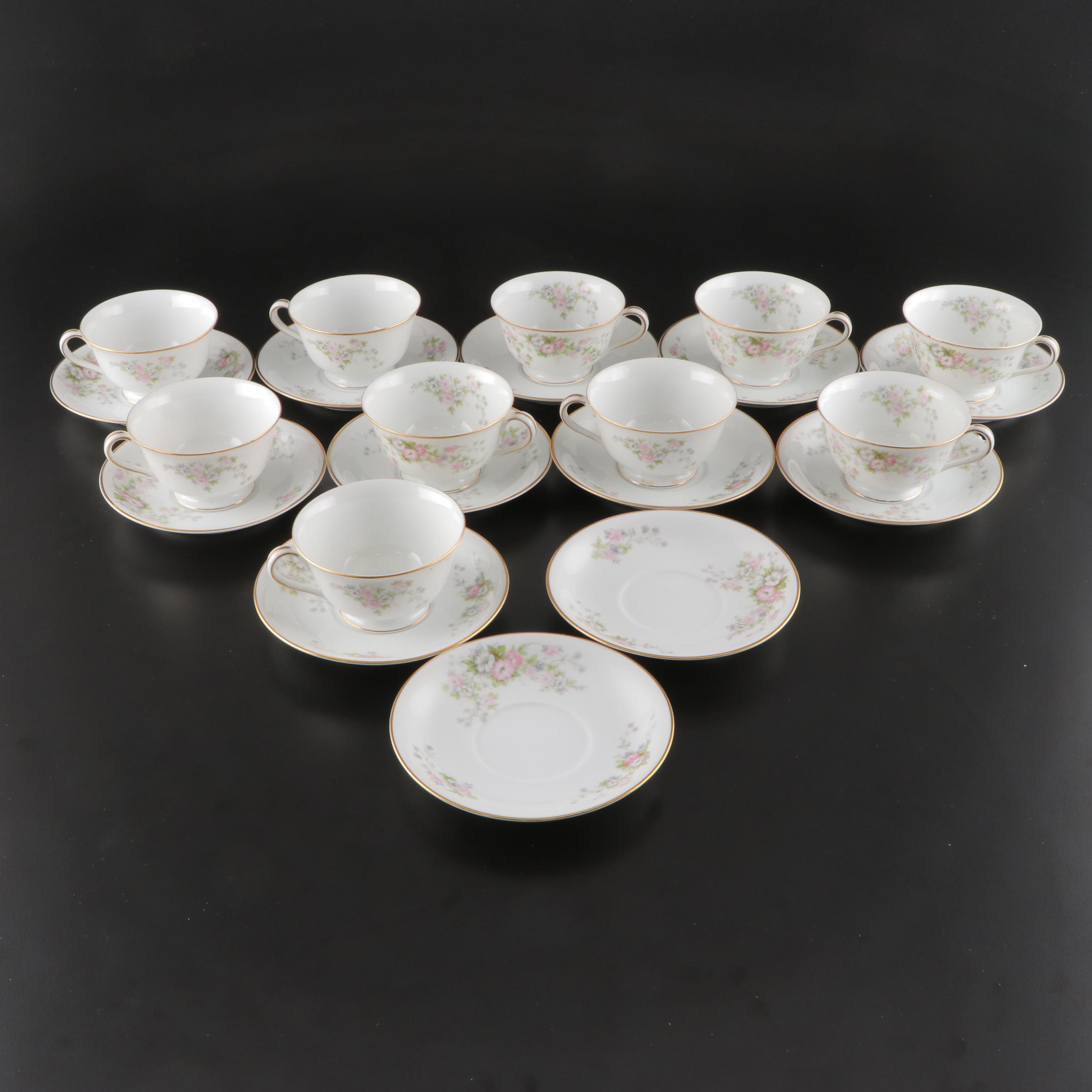 Noritake Japanese Bone China "Touraine" Dinnerware and Serving Pieces, 1945-1952
