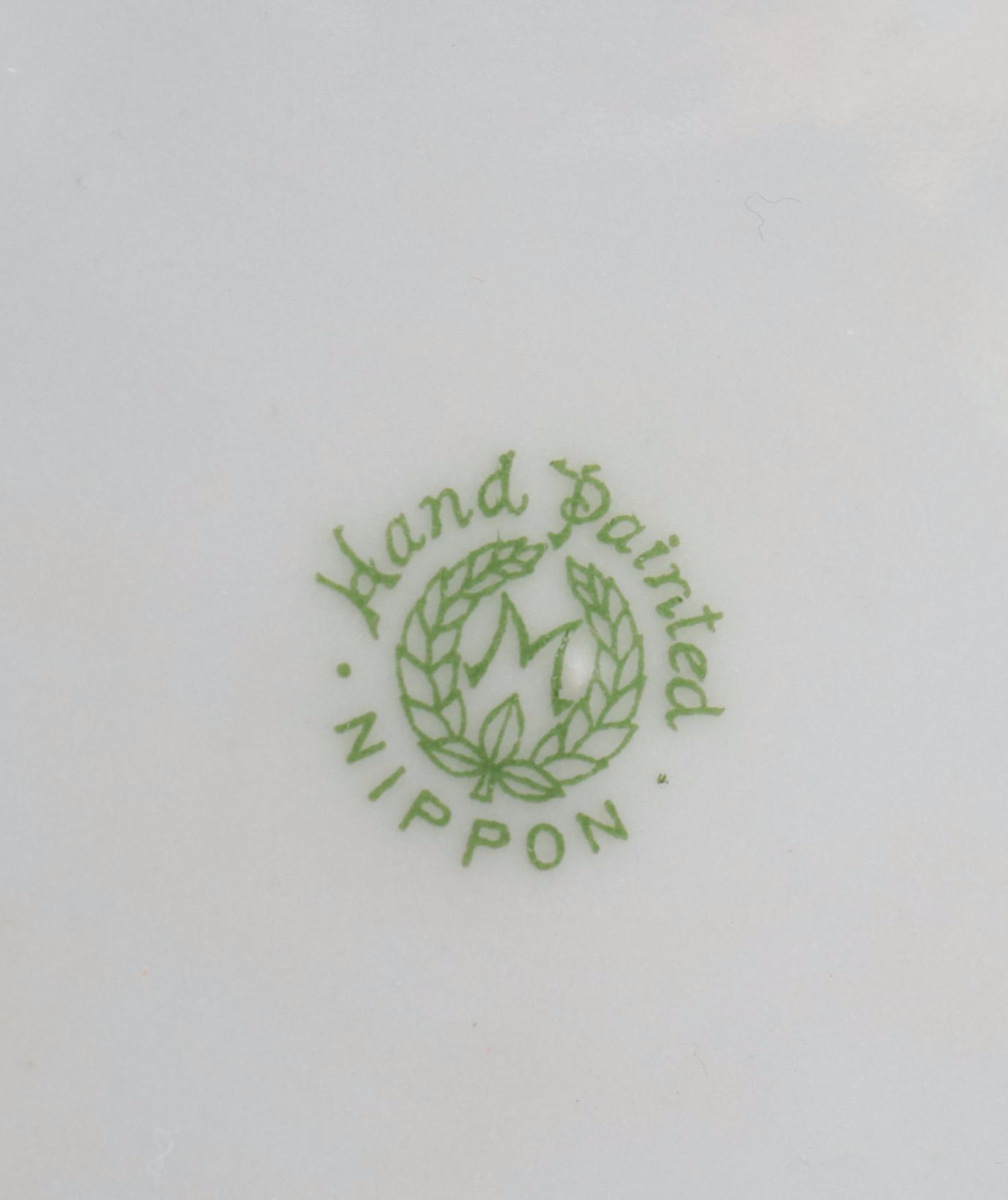 Morimura Brothers Nippon Art Nouveau Maritime Double Handled Vase