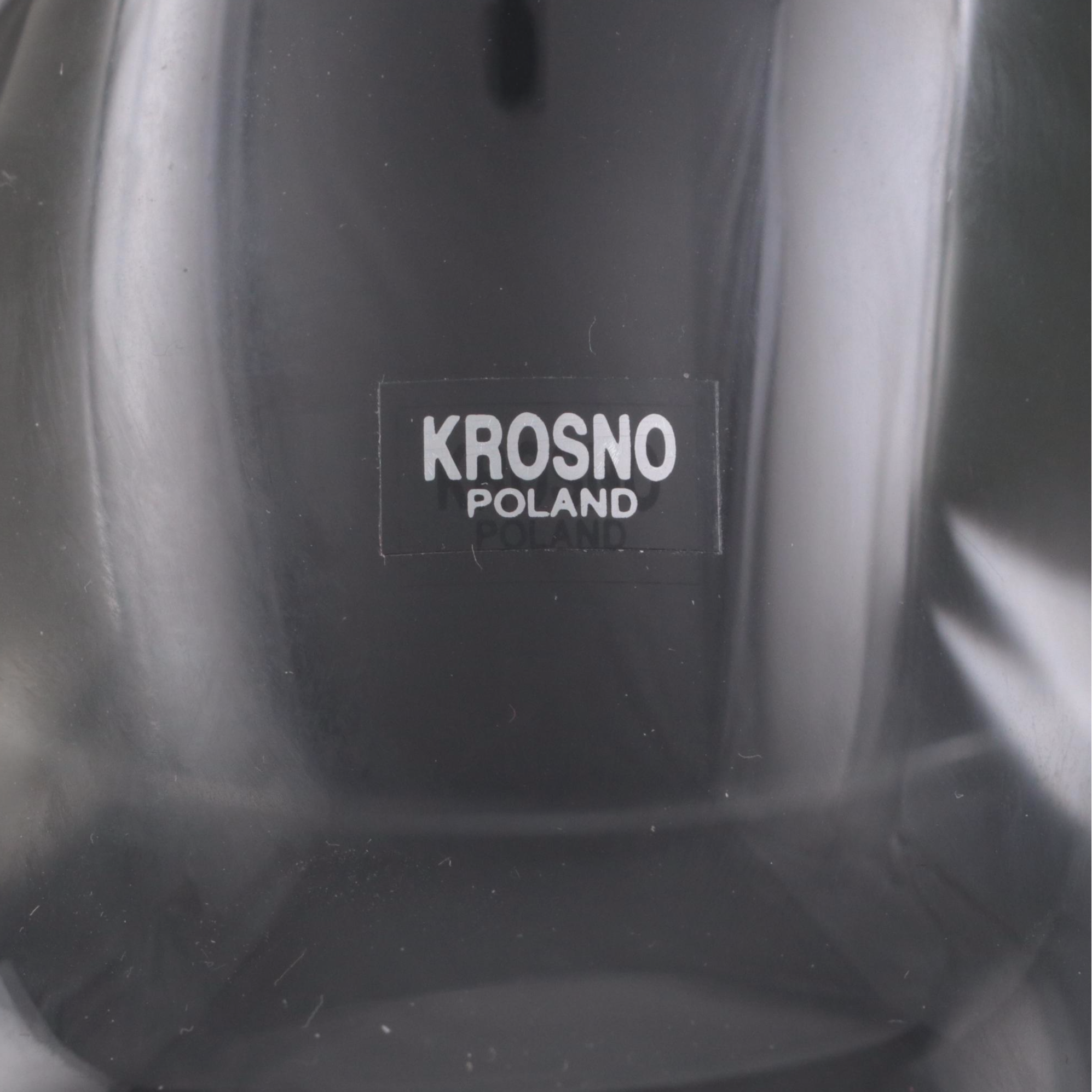 La Rochere Glass Napoleon Bee Tumblers and Krosno Pitcher