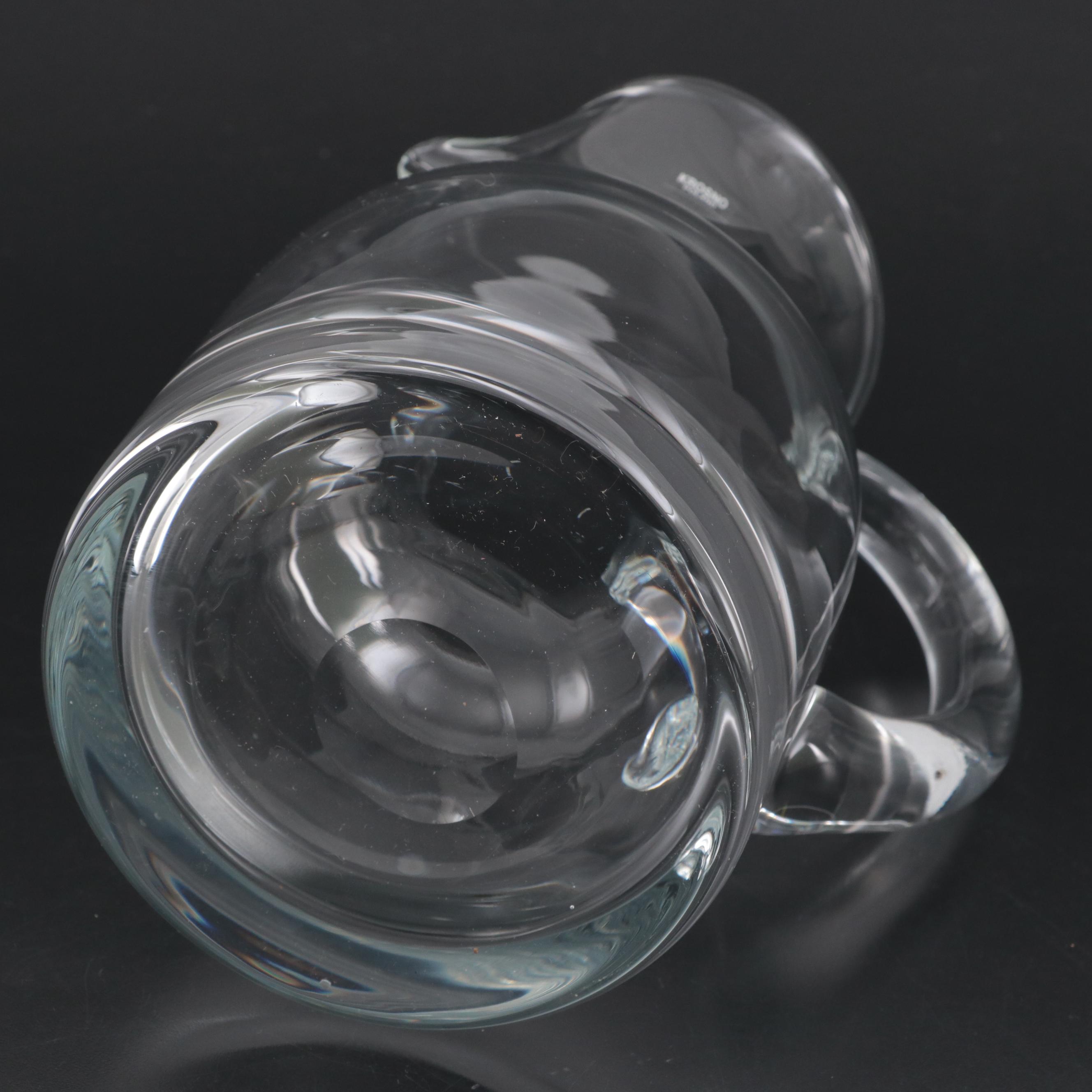 La Rochere Glass Napoleon Bee Tumblers and Krosno Pitcher