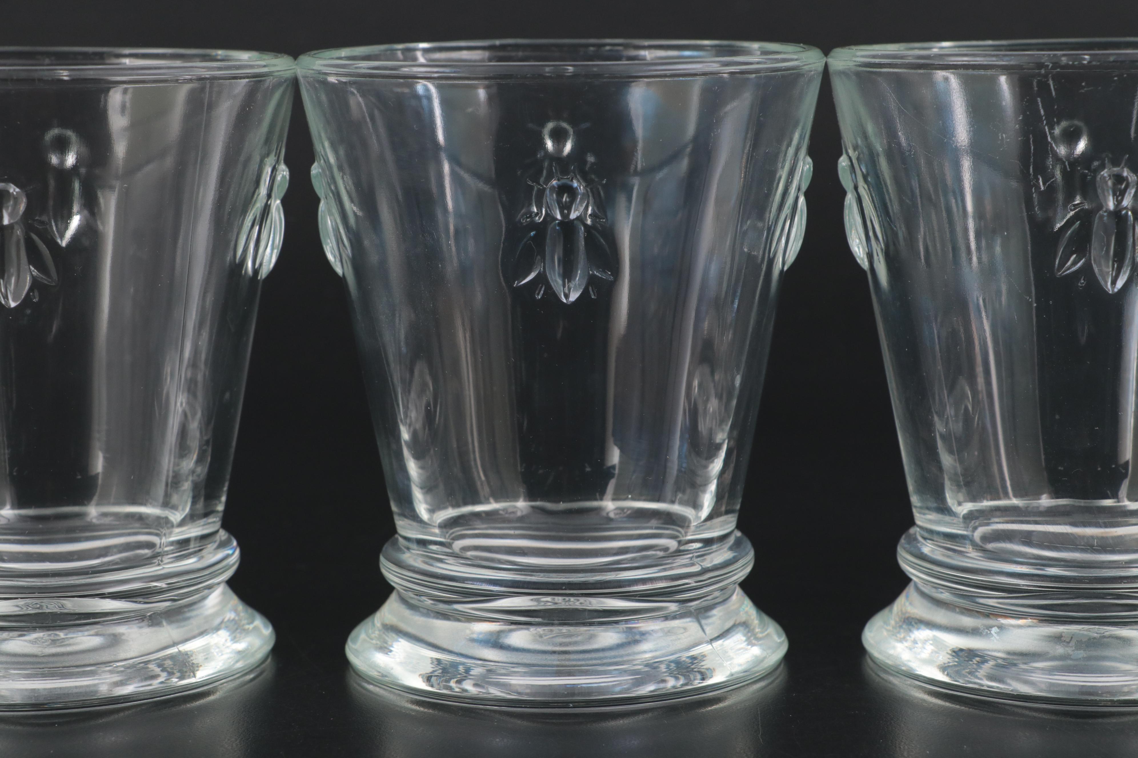 La Rochere Glass Napoleon Bee Tumblers and Krosno Pitcher