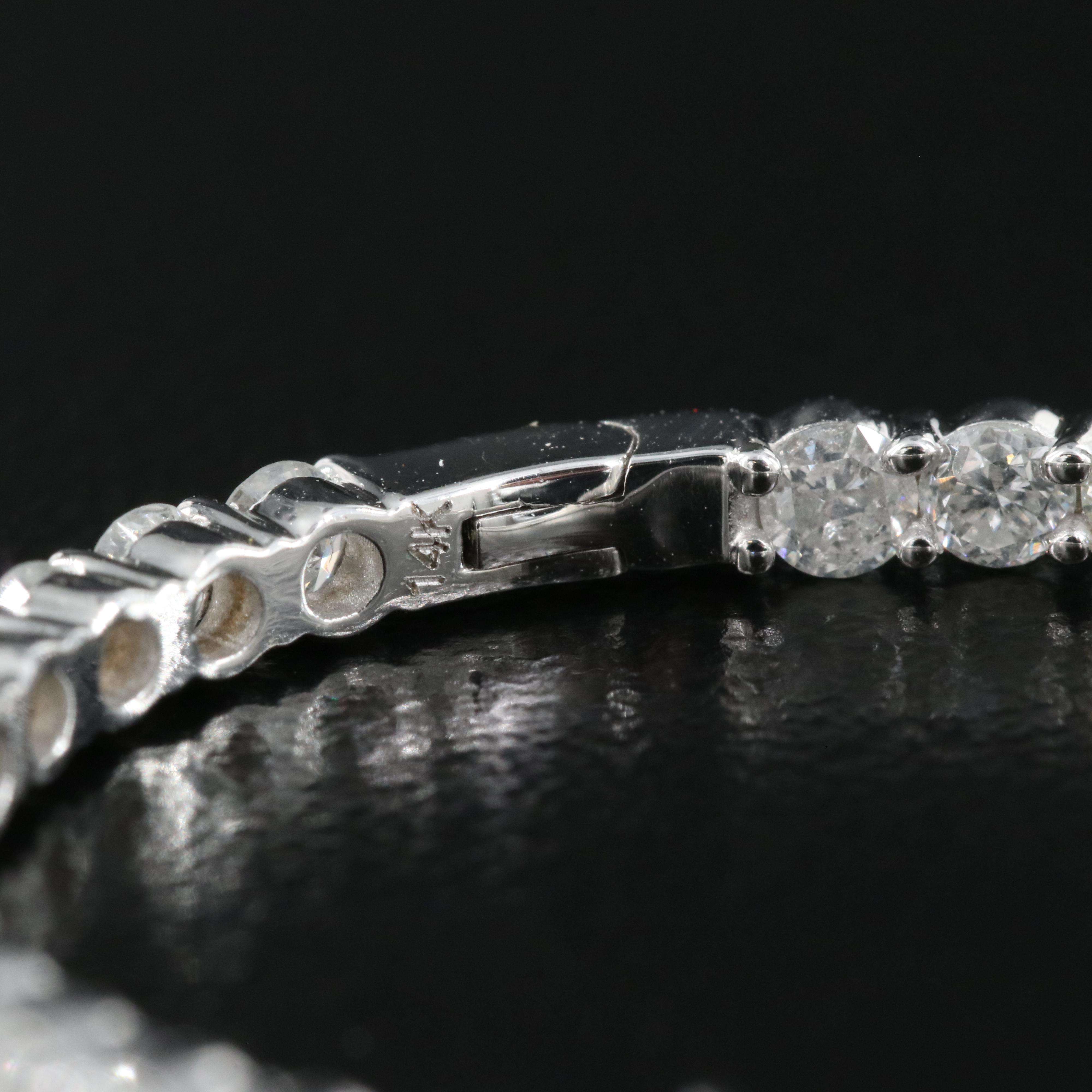 14K 3.20 CTW Diamond Inside-Out Hoop Earrings