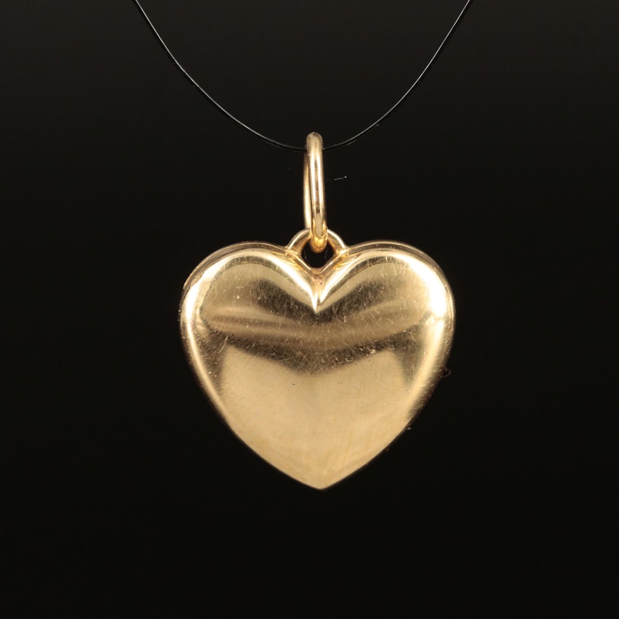 Tiffany & Co. 18K Heart Locket Pendant
