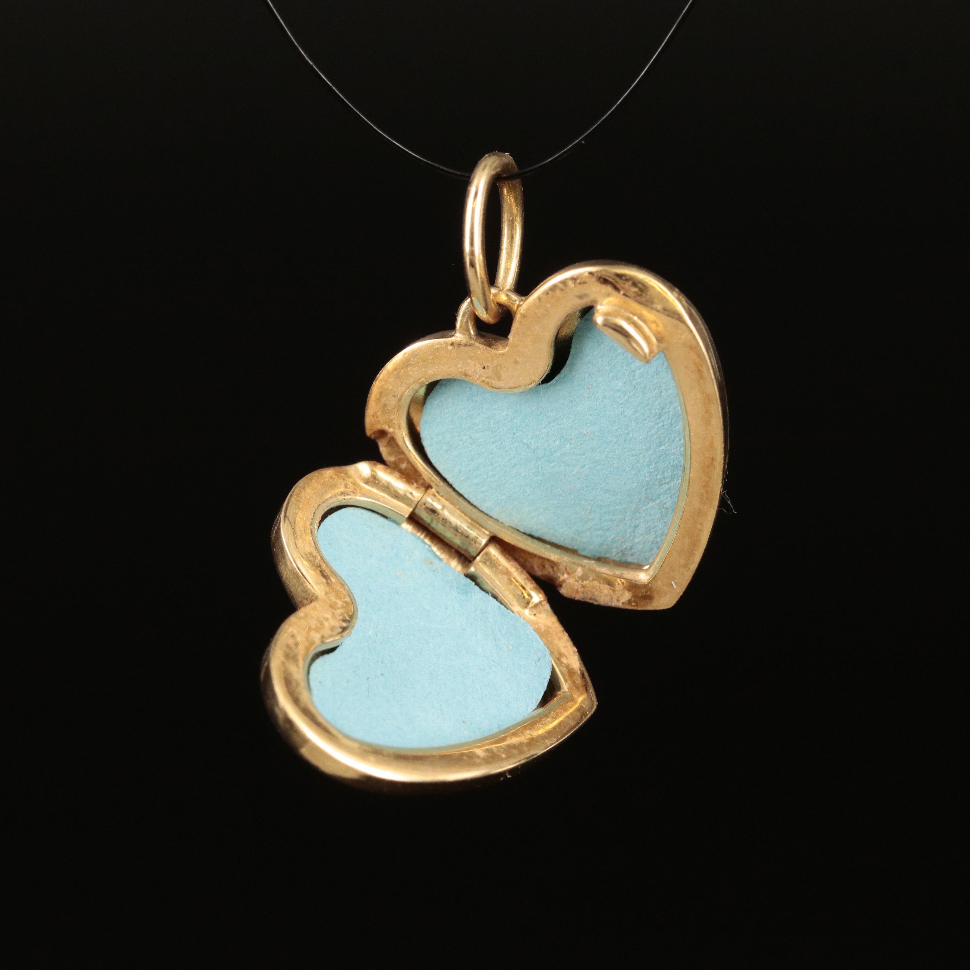 Tiffany & Co. 18K Heart Locket Pendant
