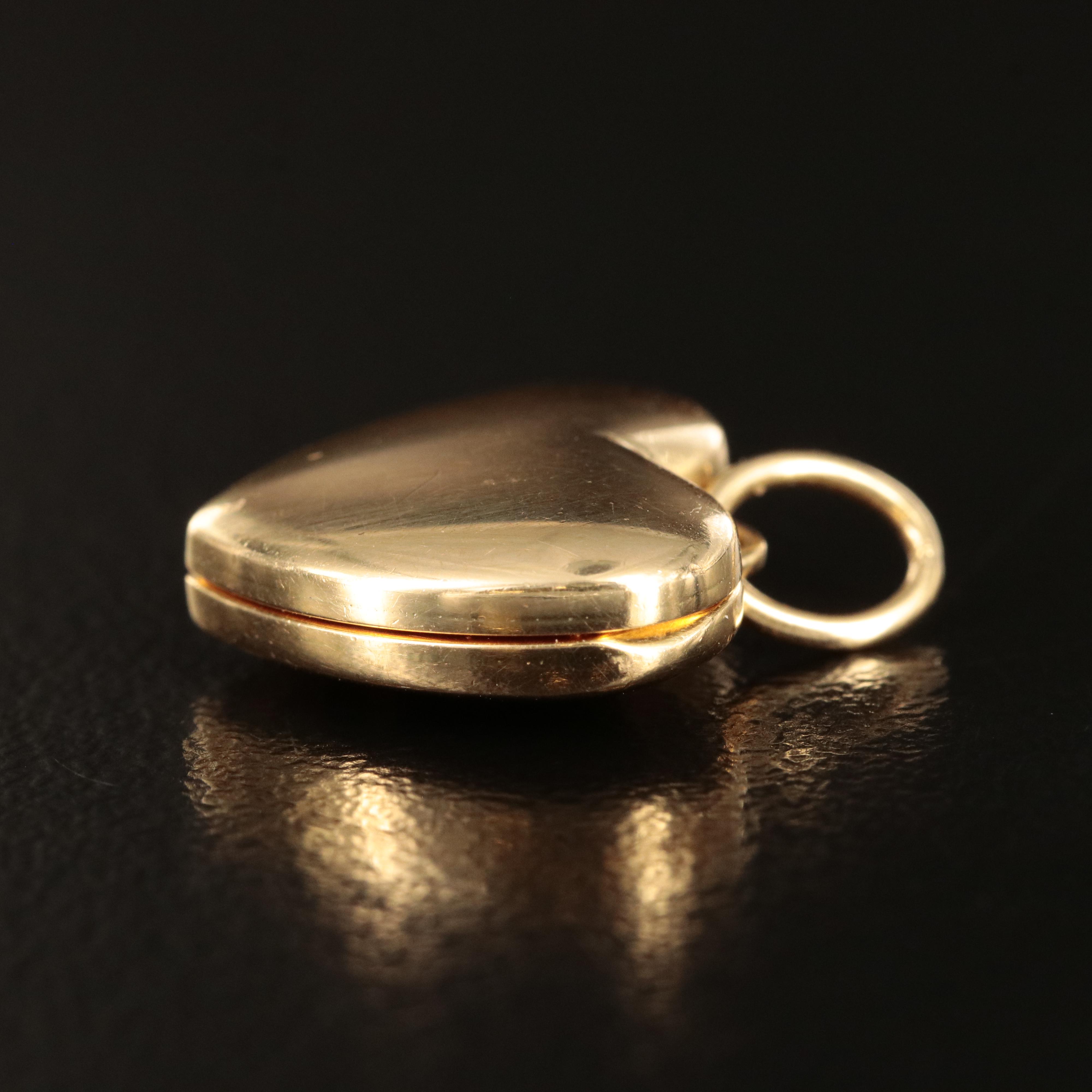 Tiffany & Co. 18K Heart Locket Pendant