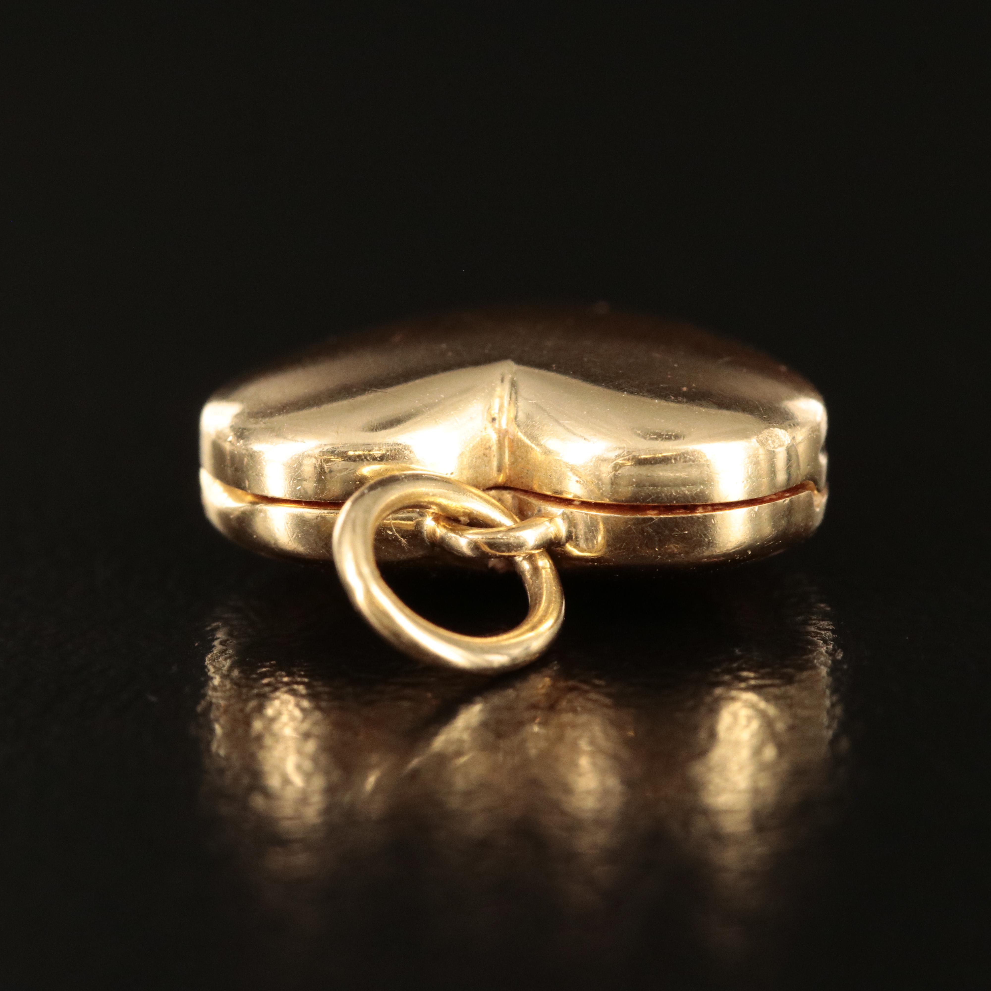 Tiffany & Co. 18K Heart Locket Pendant