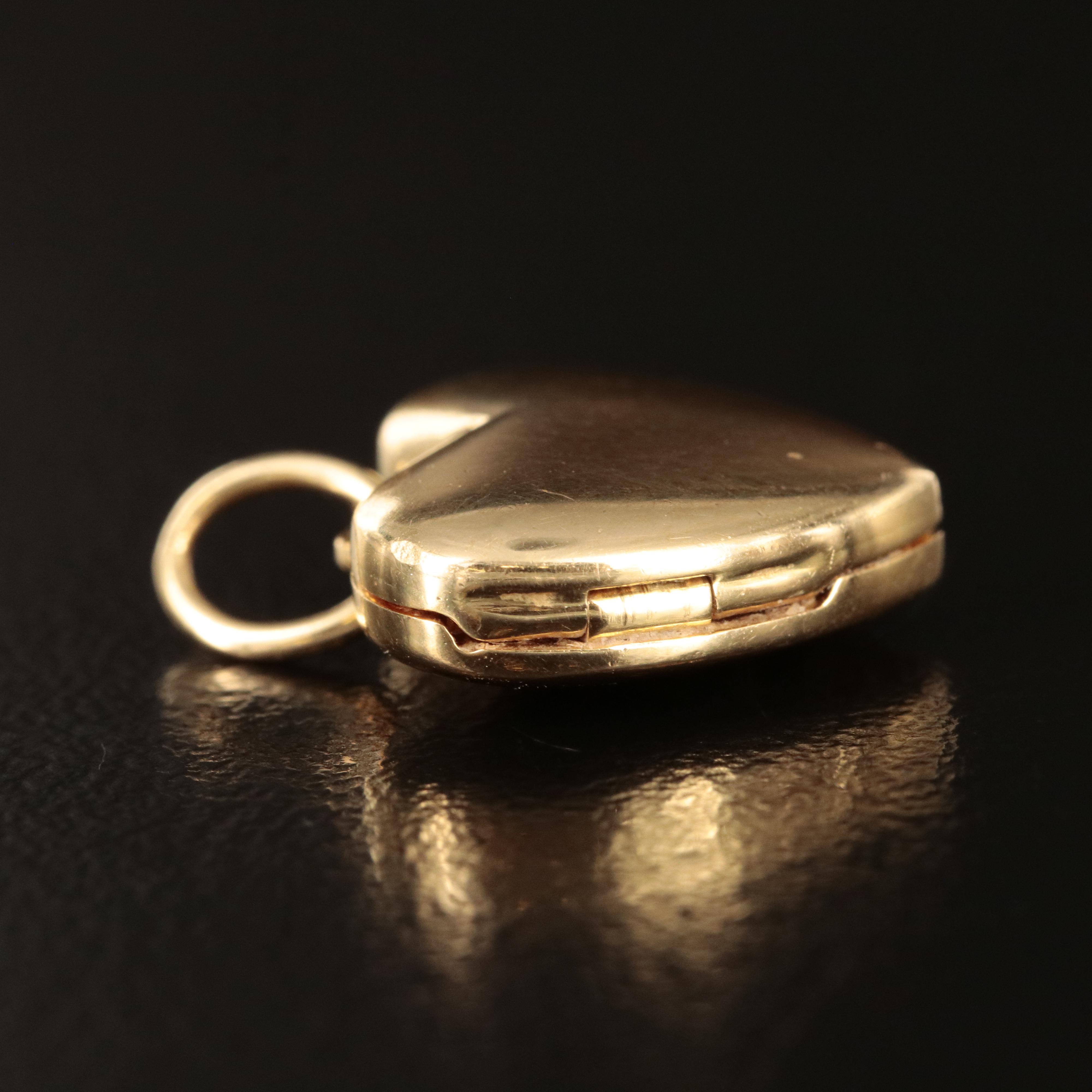 Tiffany & Co. 18K Heart Locket Pendant