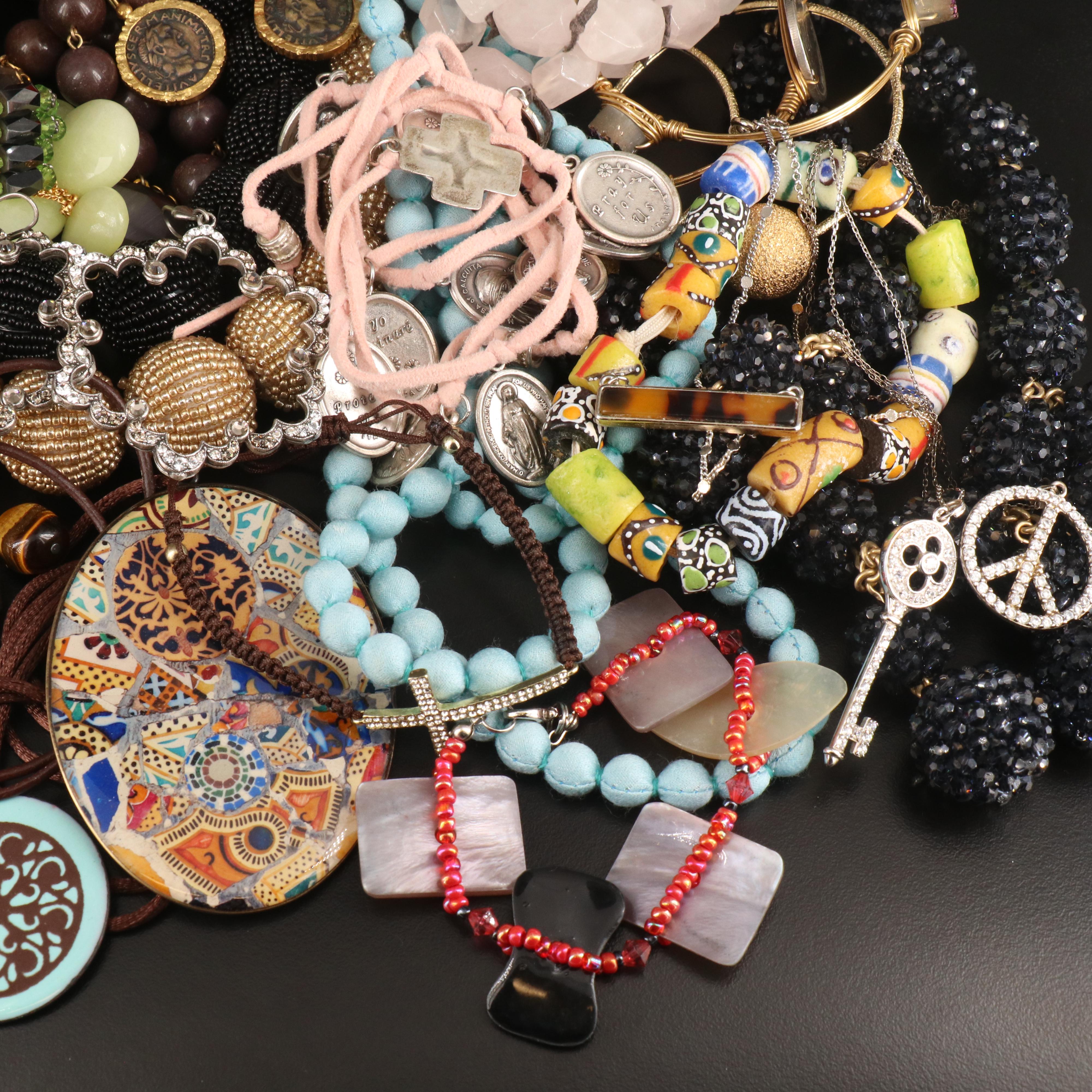 Ben Amun, Sterling Bourbon and Bowties and Trade Beads Featured in Jewelry