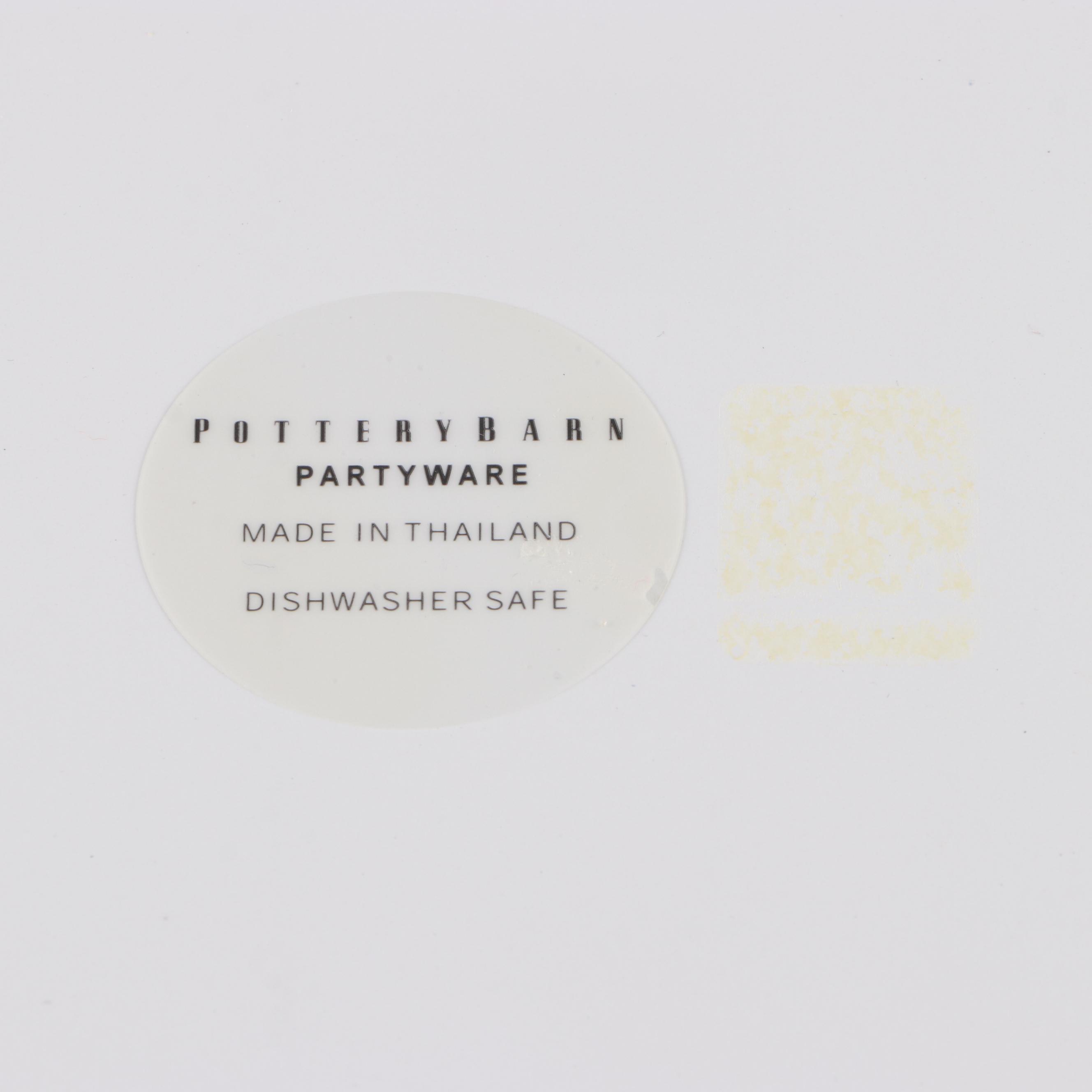 Hacienda Real Pewter Cabbage Bowl and Pottery Barn Serving Bowl