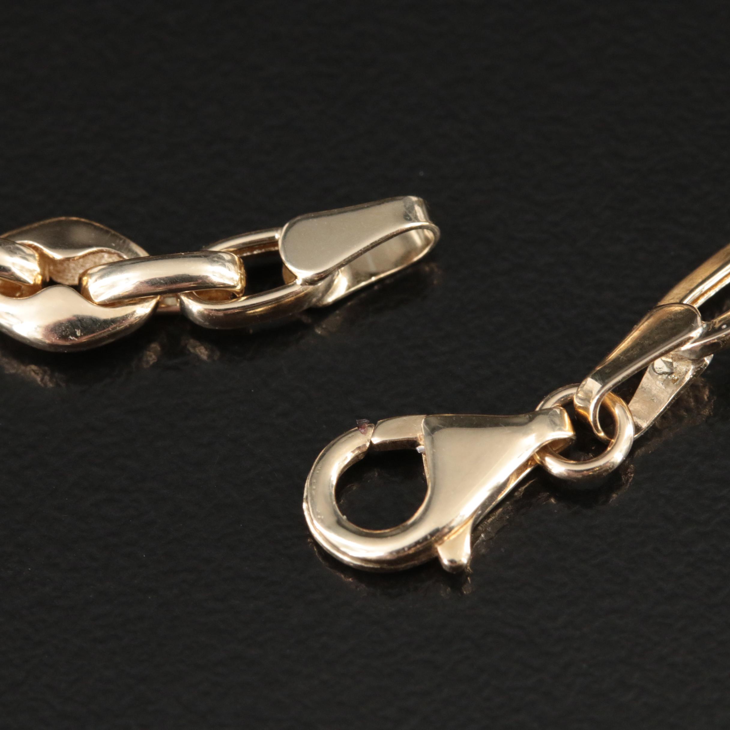 14K Fancy Link Bracelet