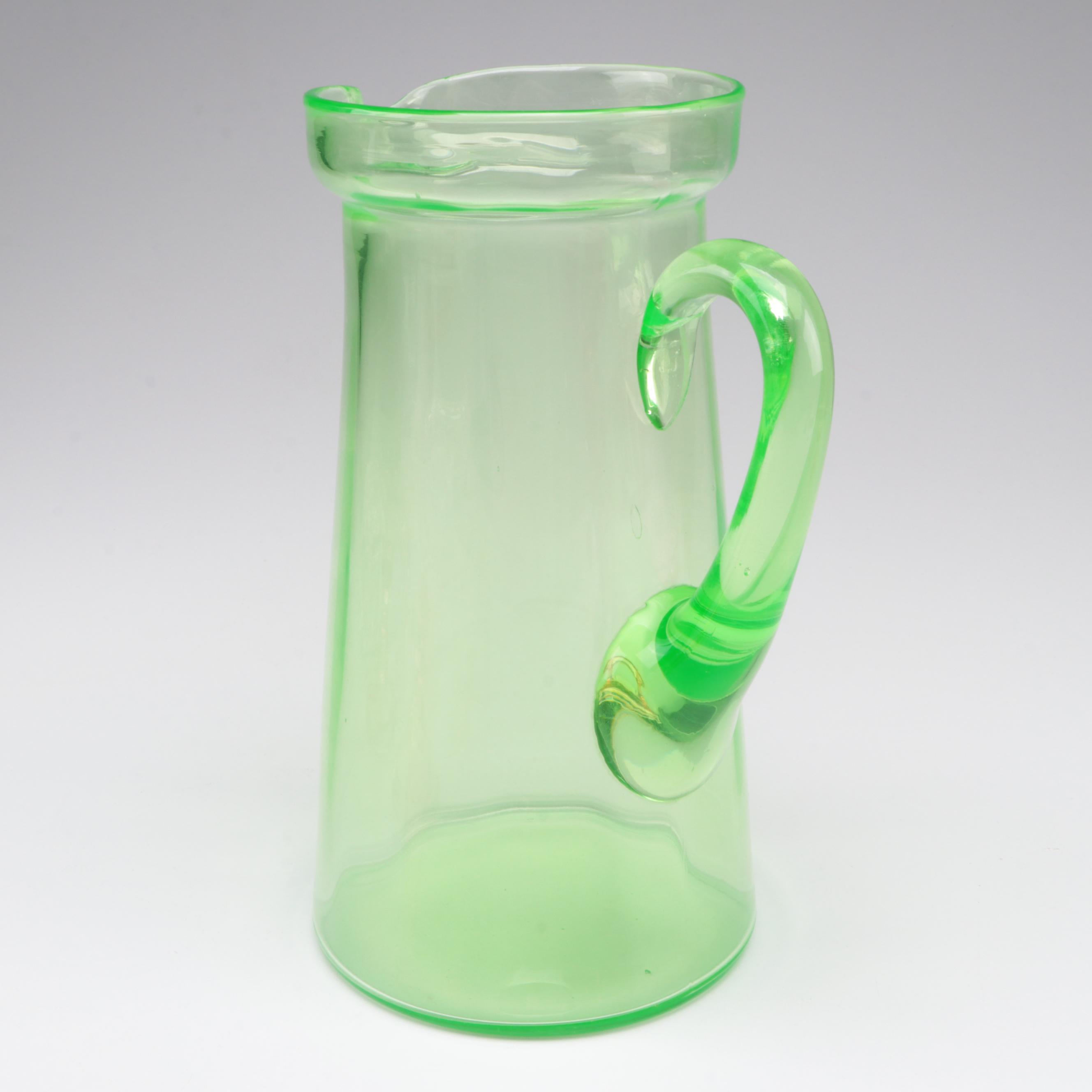 Fostoria "American" Pink and Clear with Other Depression Glass Tableware