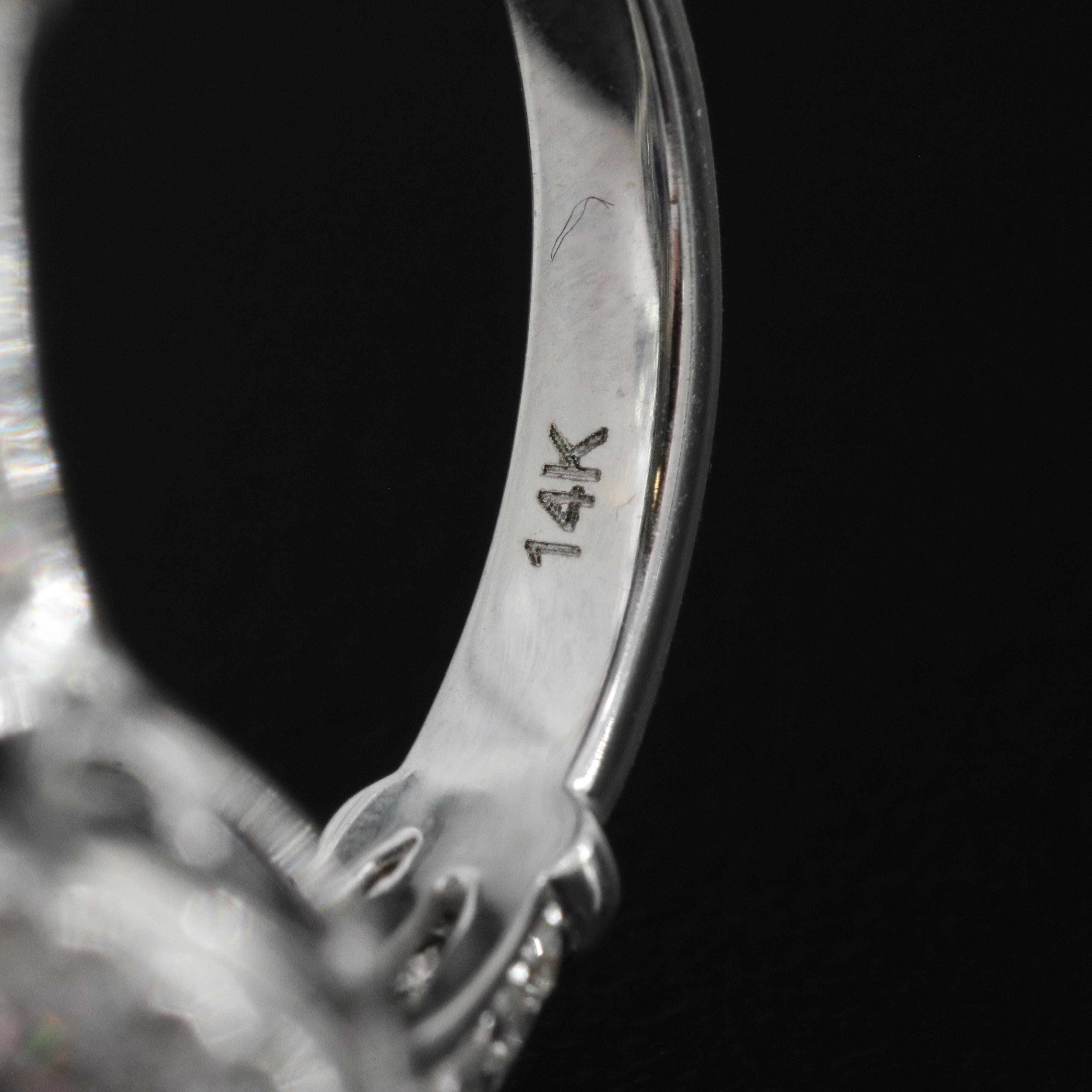 14K Corundum and 1.45 CTW Diamond Ring