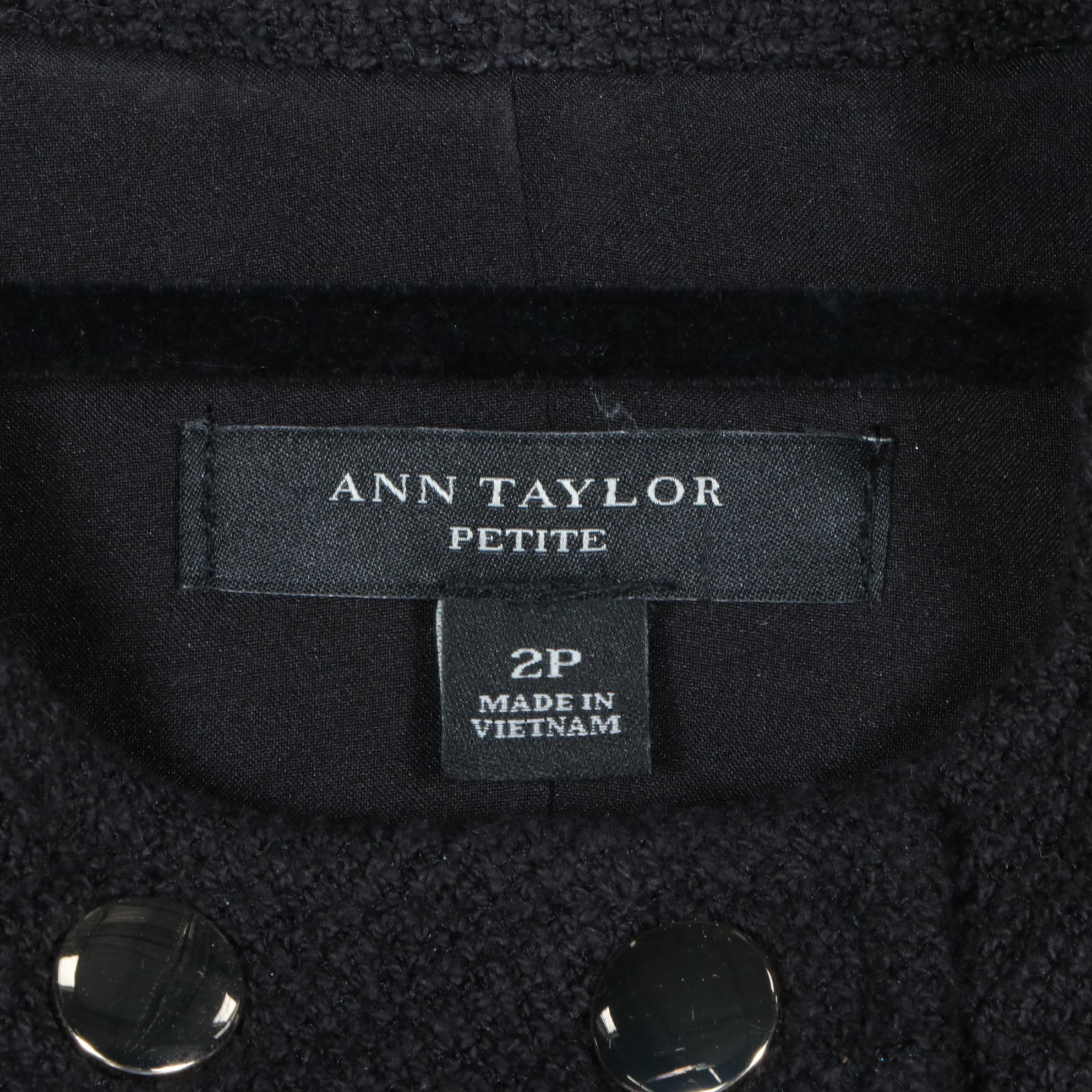 Kate Spade New York Embroidered Wrap Scarf with Ann Taylor Jackets and Sweater