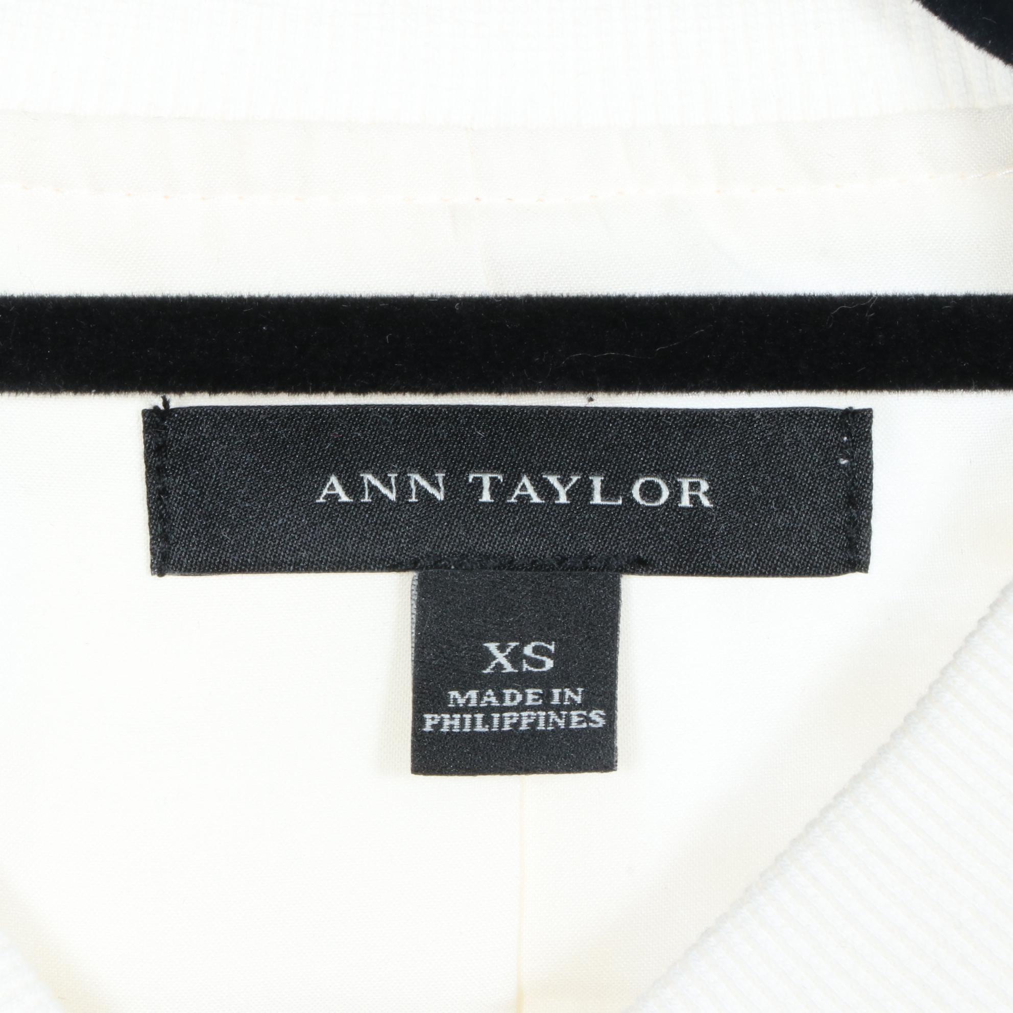 Kate Spade New York Embroidered Wrap Scarf with Ann Taylor Jackets and Sweater