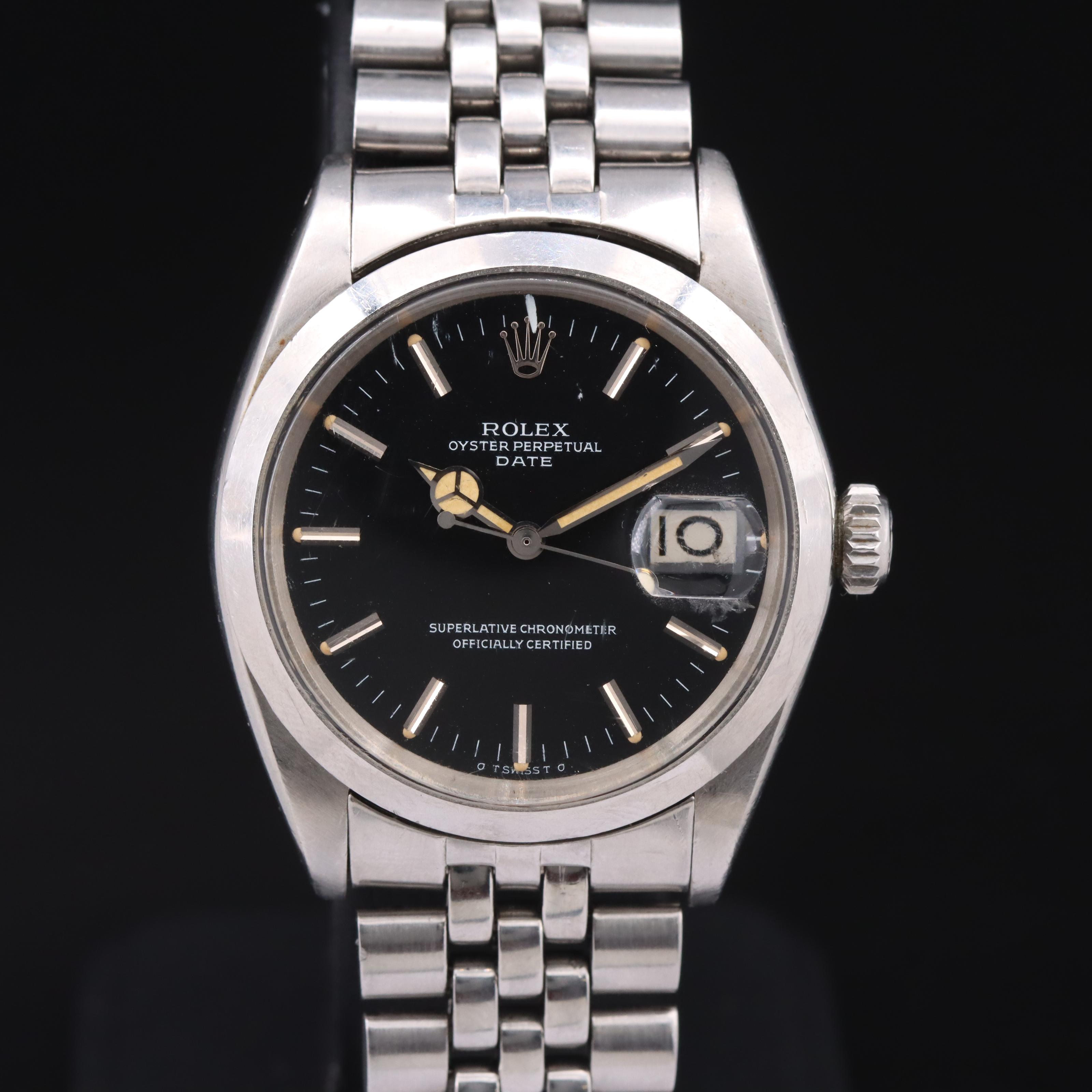 1968 Rolex Oyster Perpetual Sigma Dial Date Watch
