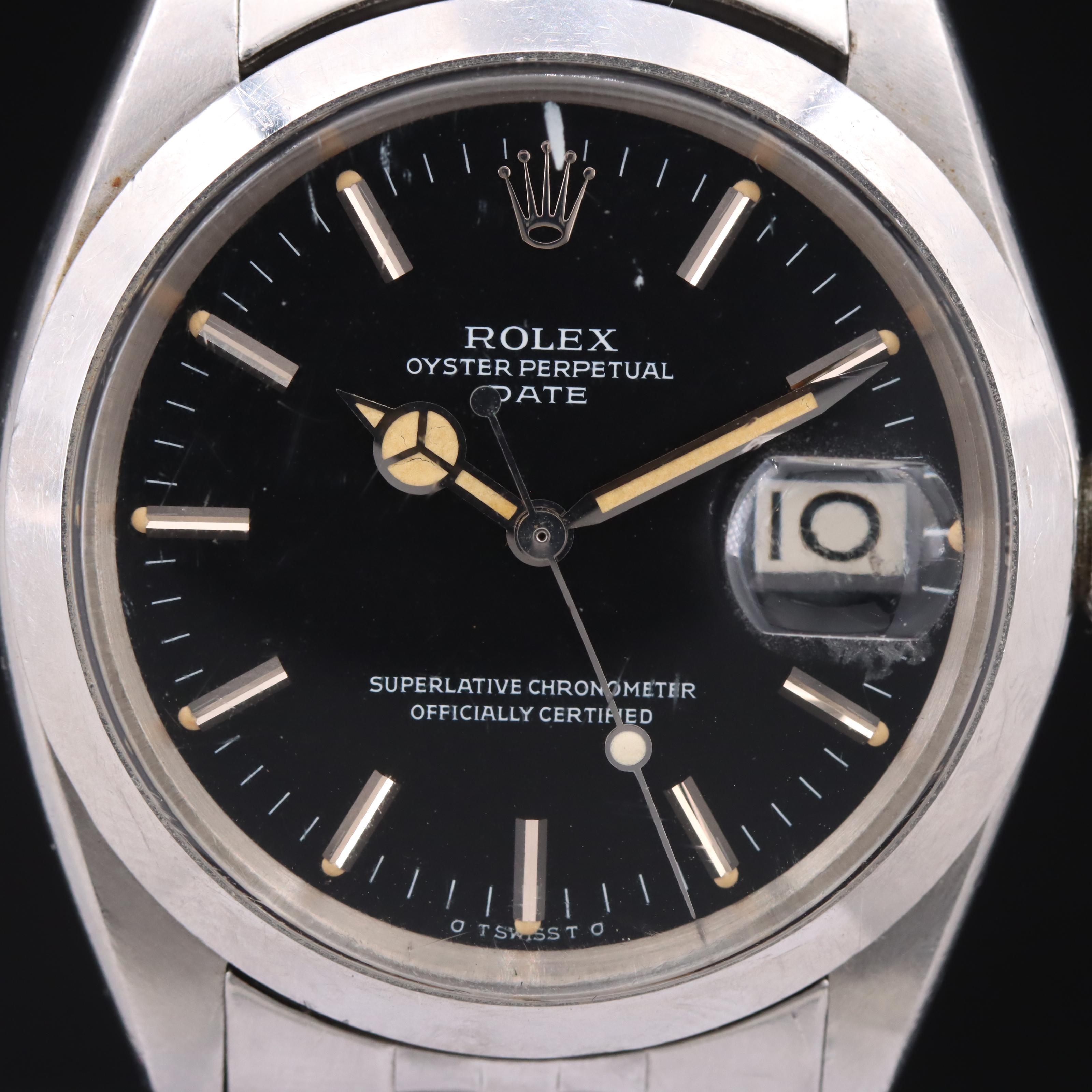 1968 Rolex Oyster Perpetual Sigma Dial Date Watch