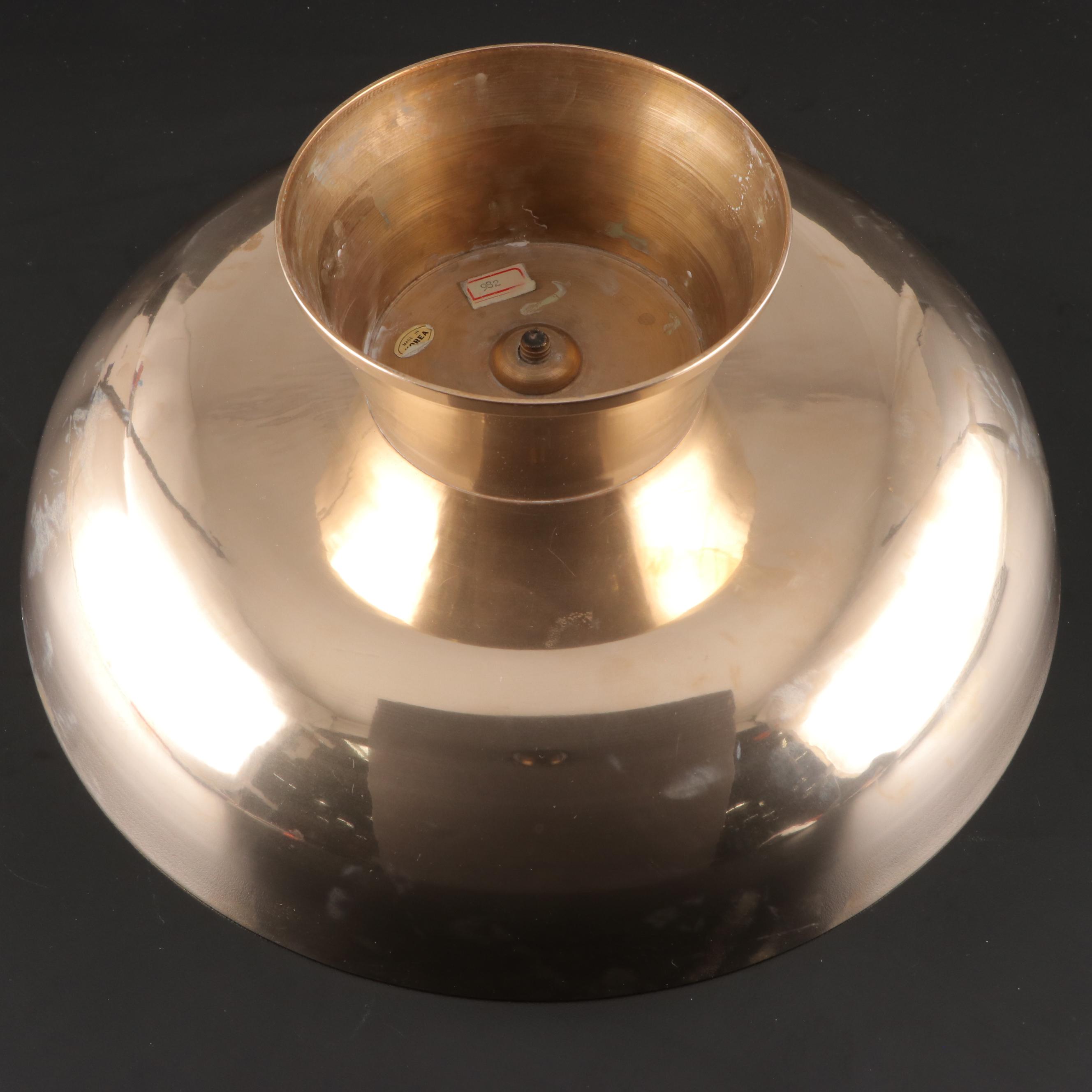 Korean Silver Plate Footed Bowl