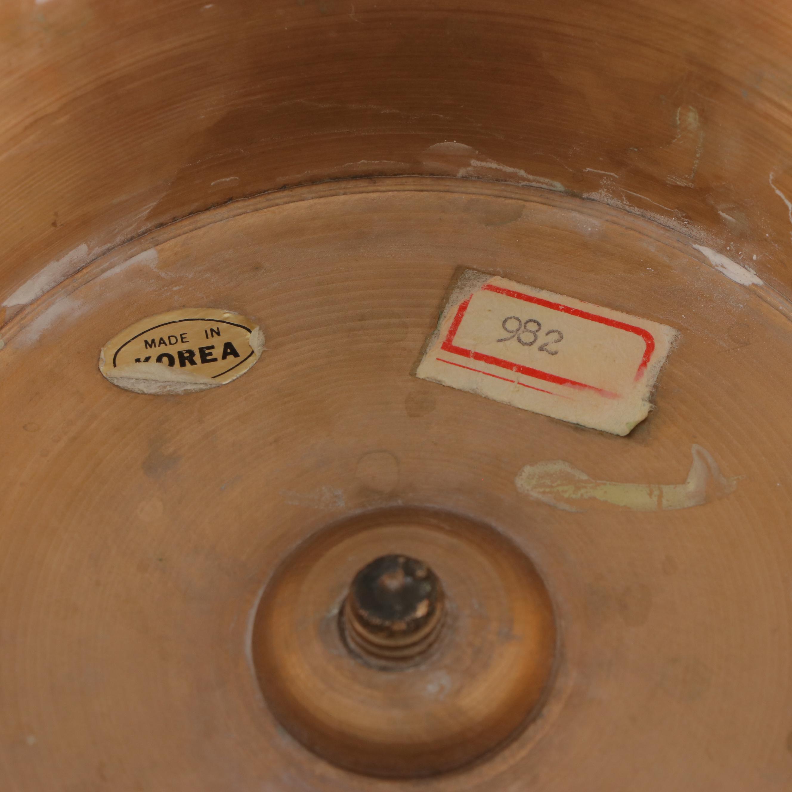 Korean Silver Plate Footed Bowl
