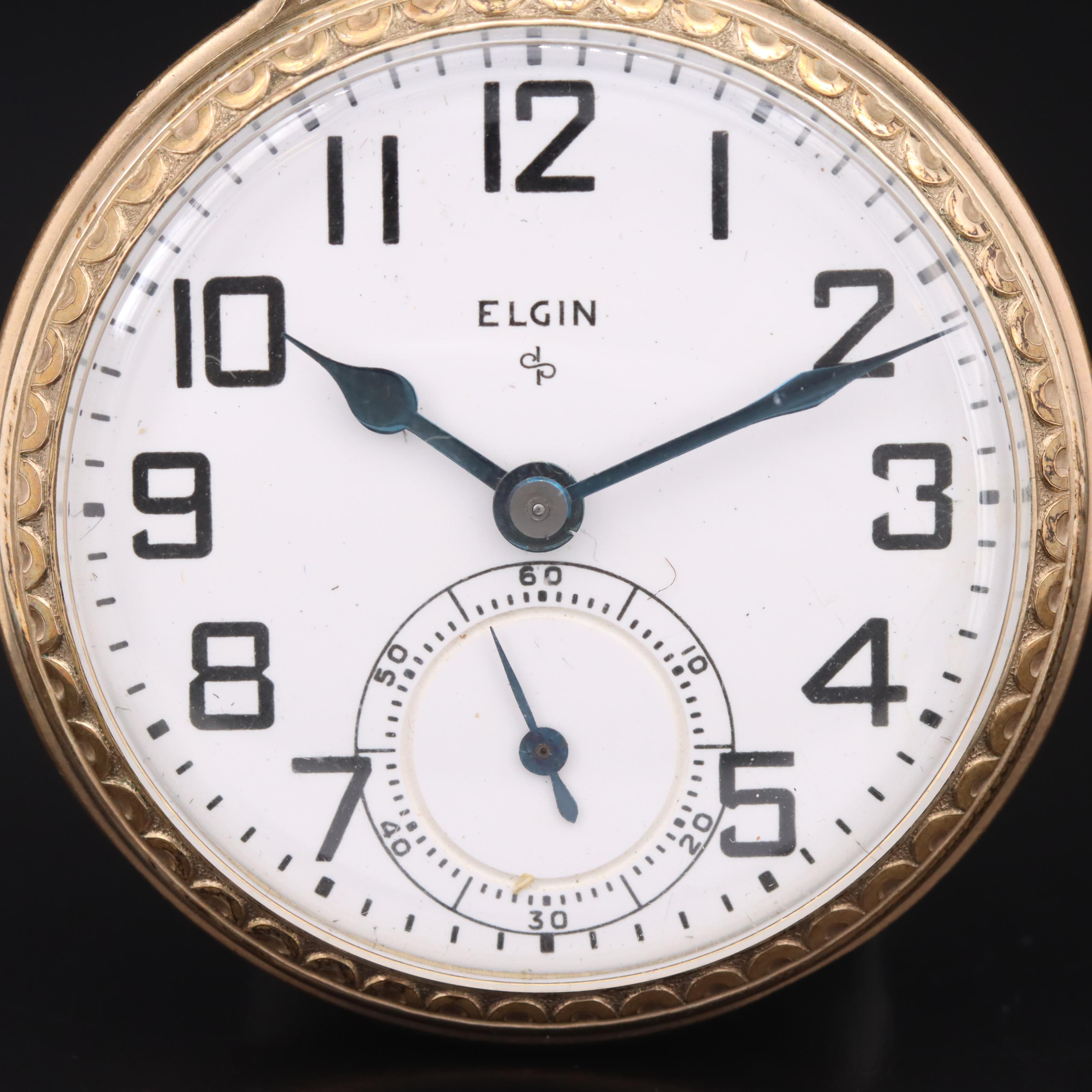 1951 Elgin Gold-Plated Pocket Watch