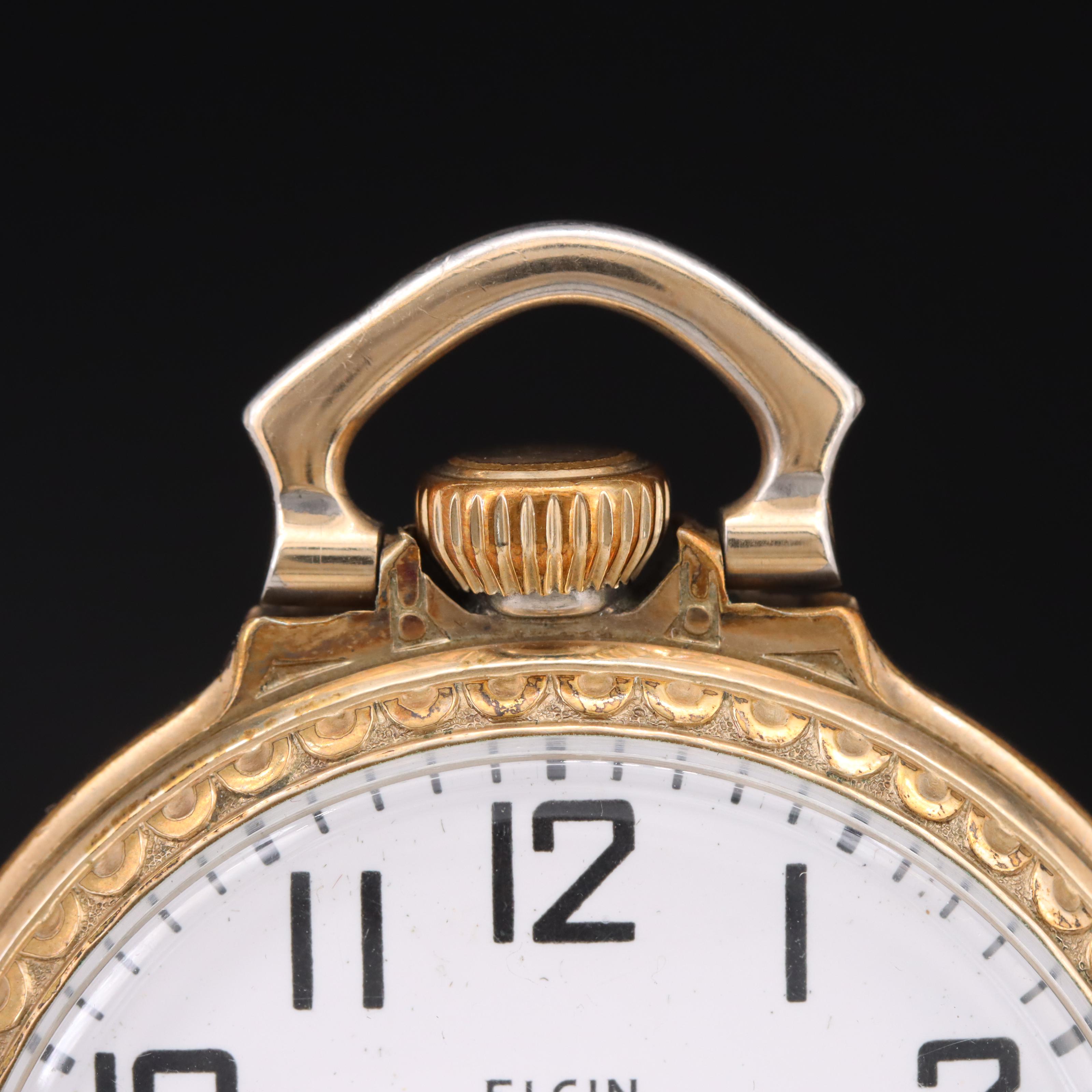 1951 Elgin Gold-Plated Pocket Watch