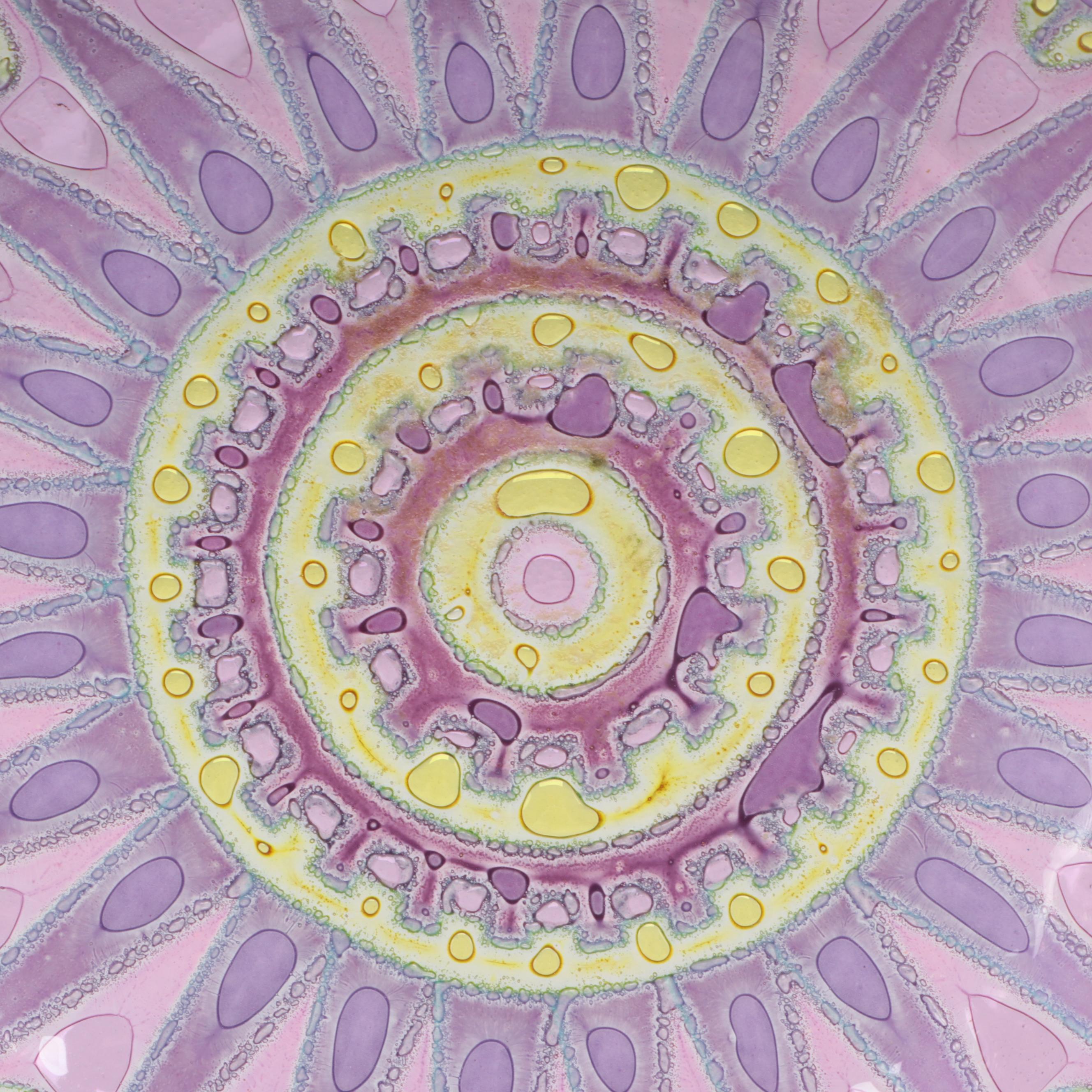 Higgins Fused Glass Fluted Bowl