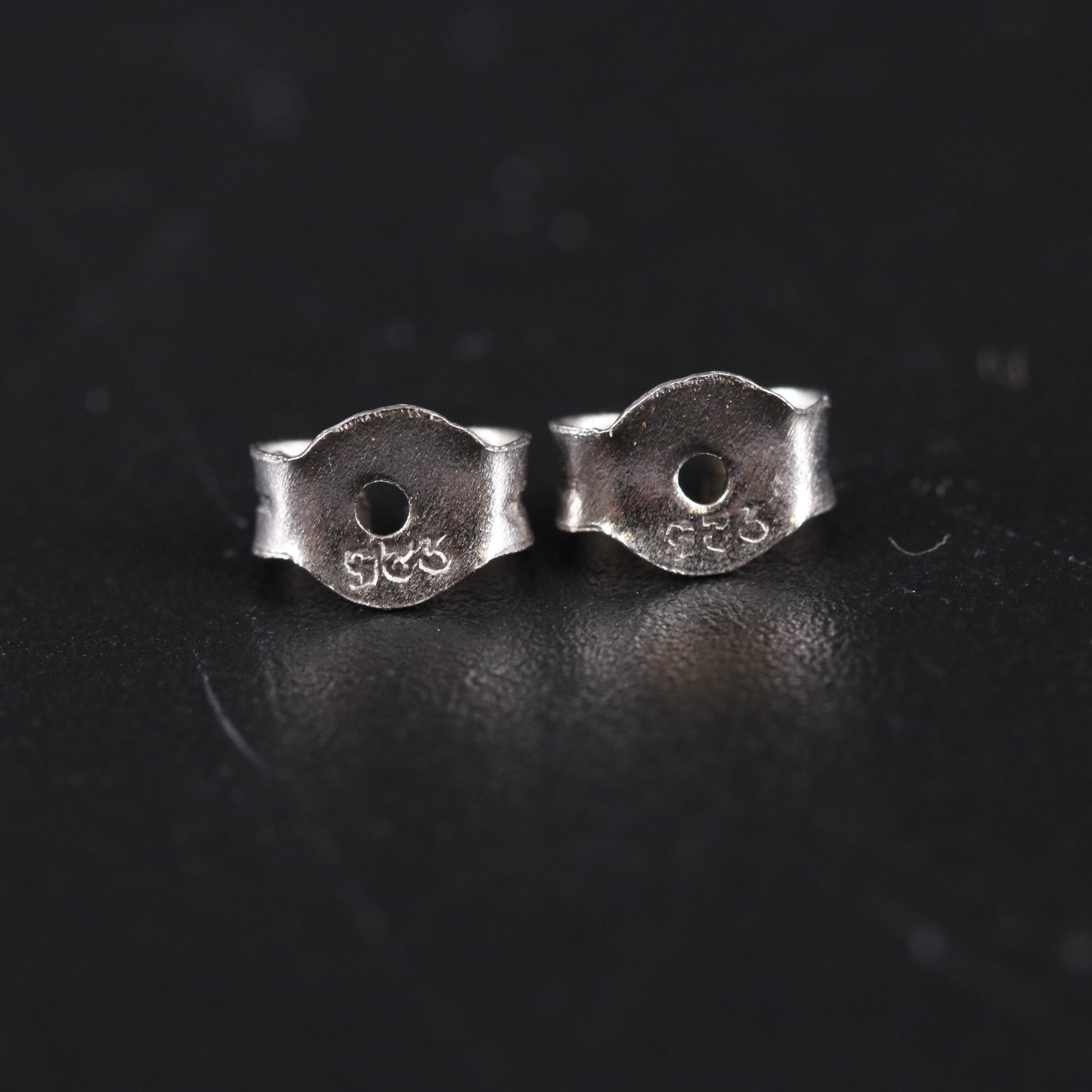 Sterling Silver Gemstone Earrings