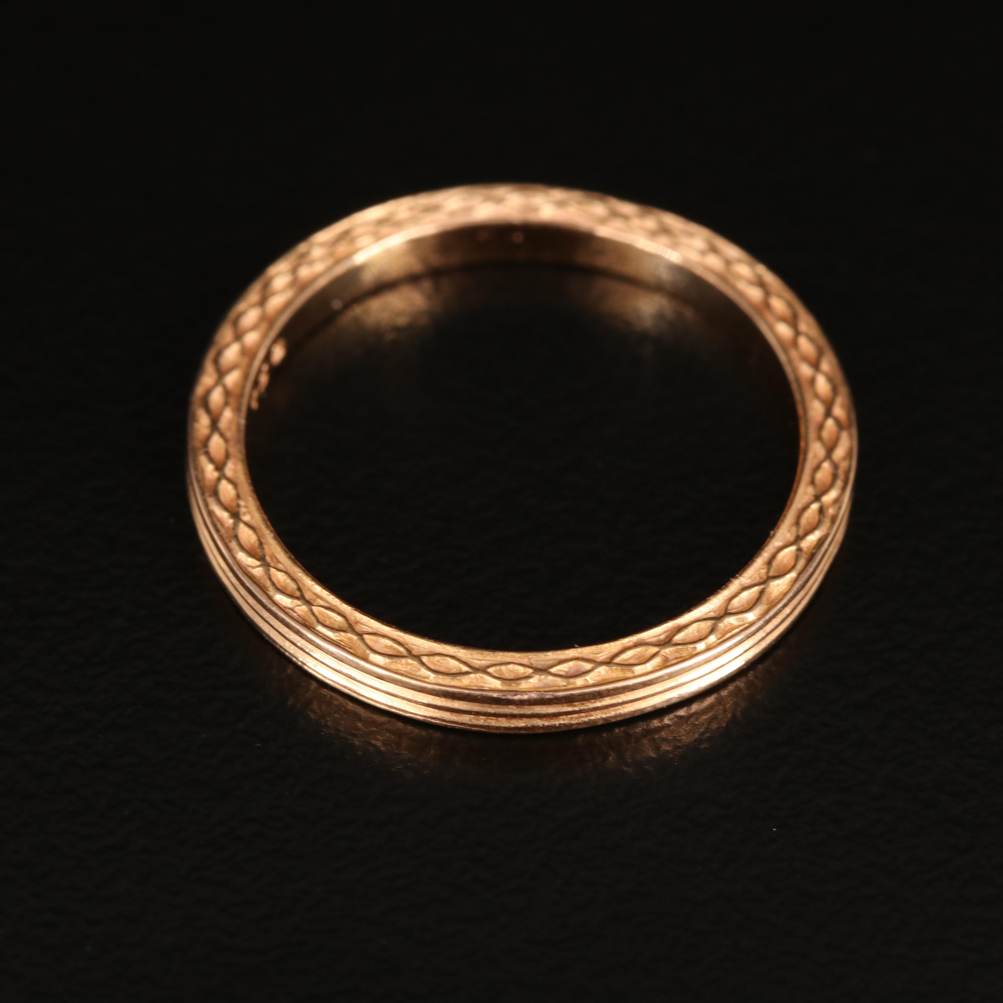 Vera Wang 18K Rose Gold Band