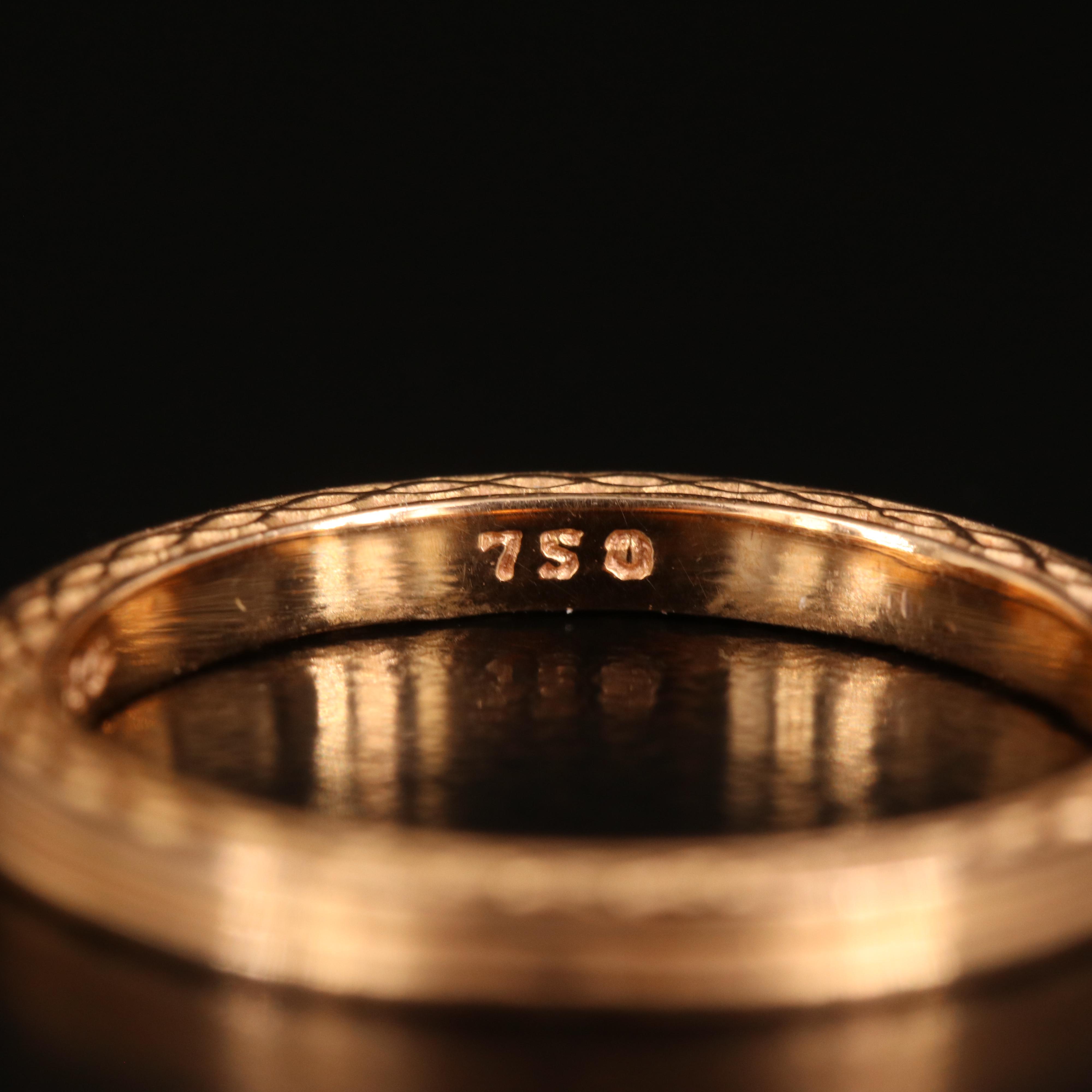 Vera Wang 18K Rose Gold Band