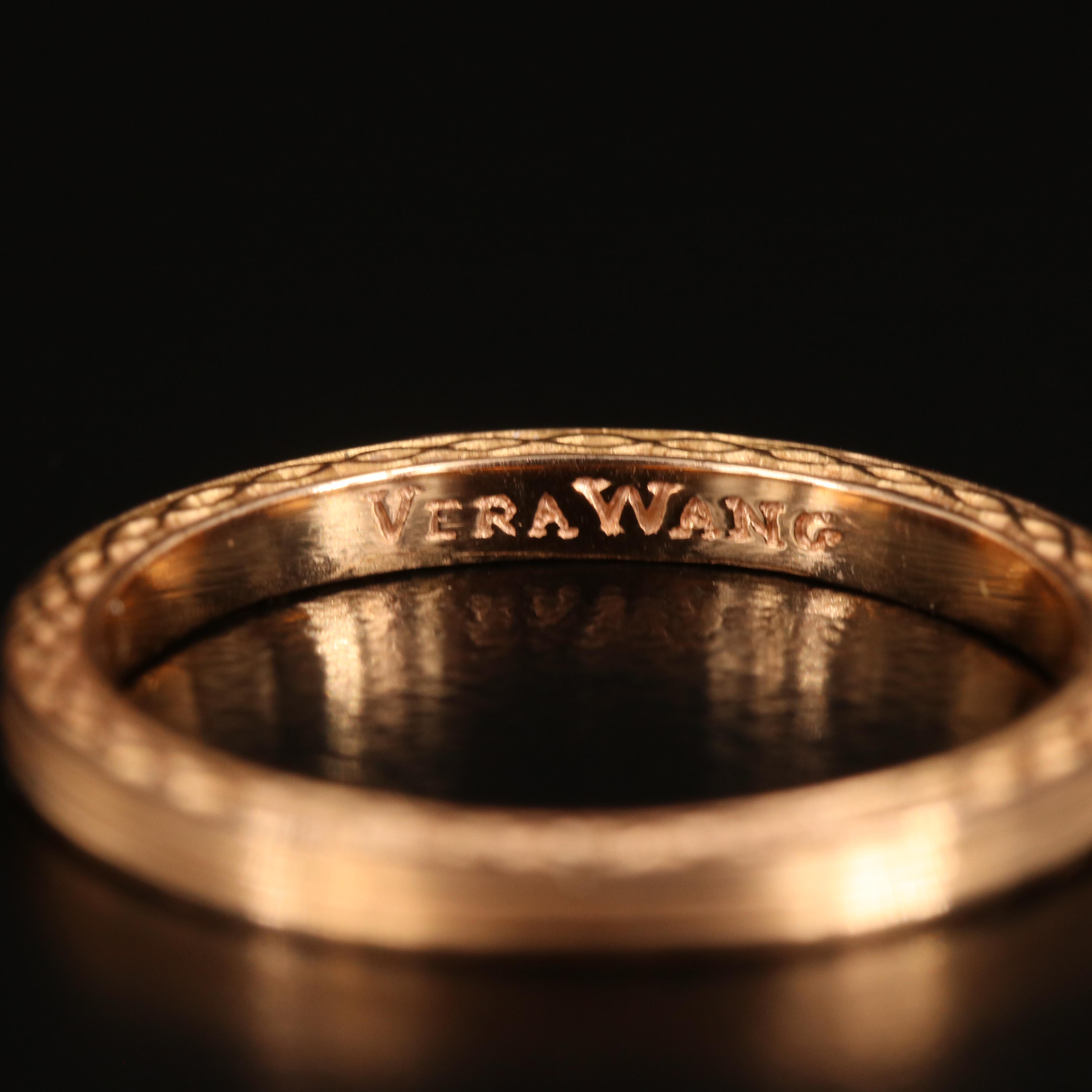 Vera Wang 18K Rose Gold Band