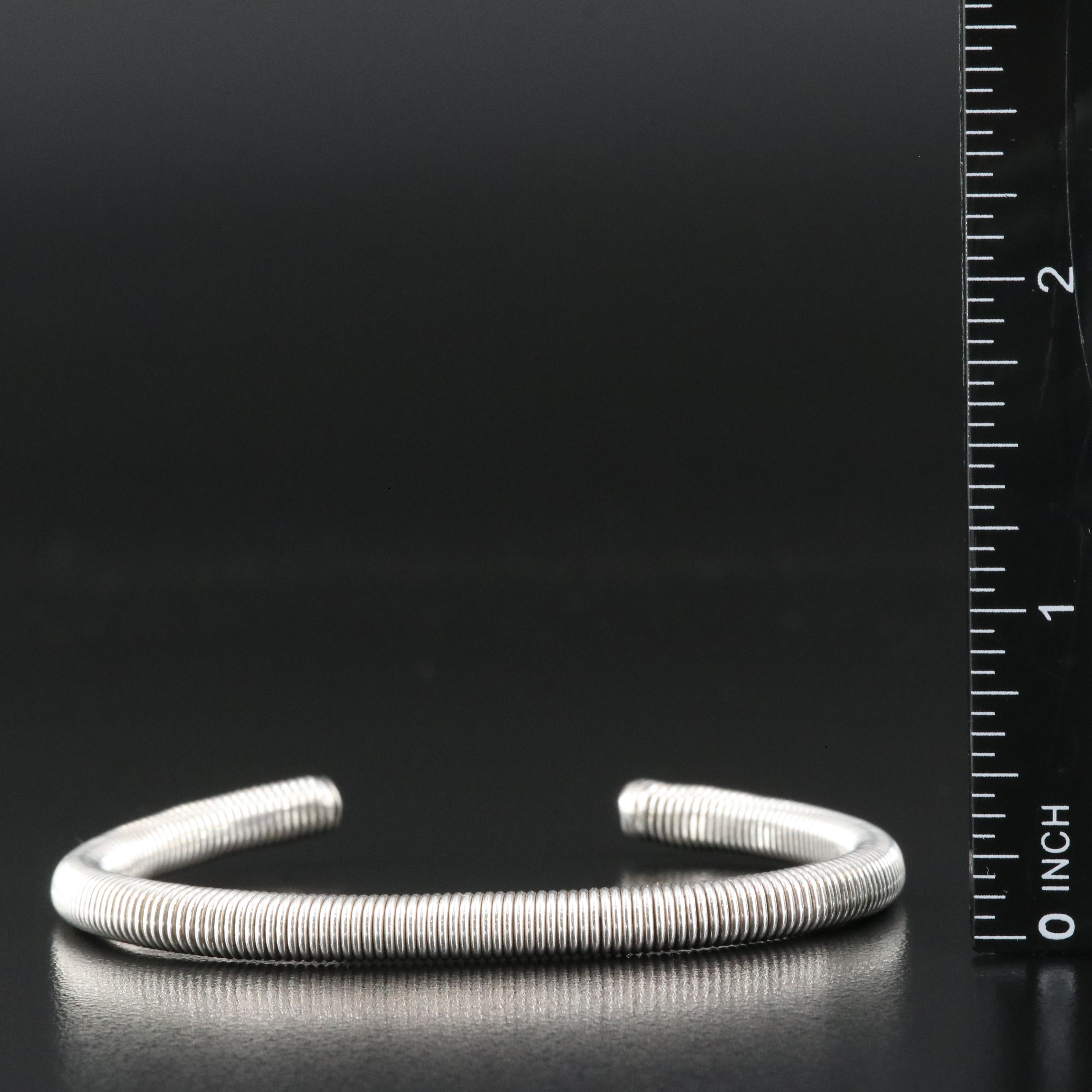 Sterling Fluted Cuff