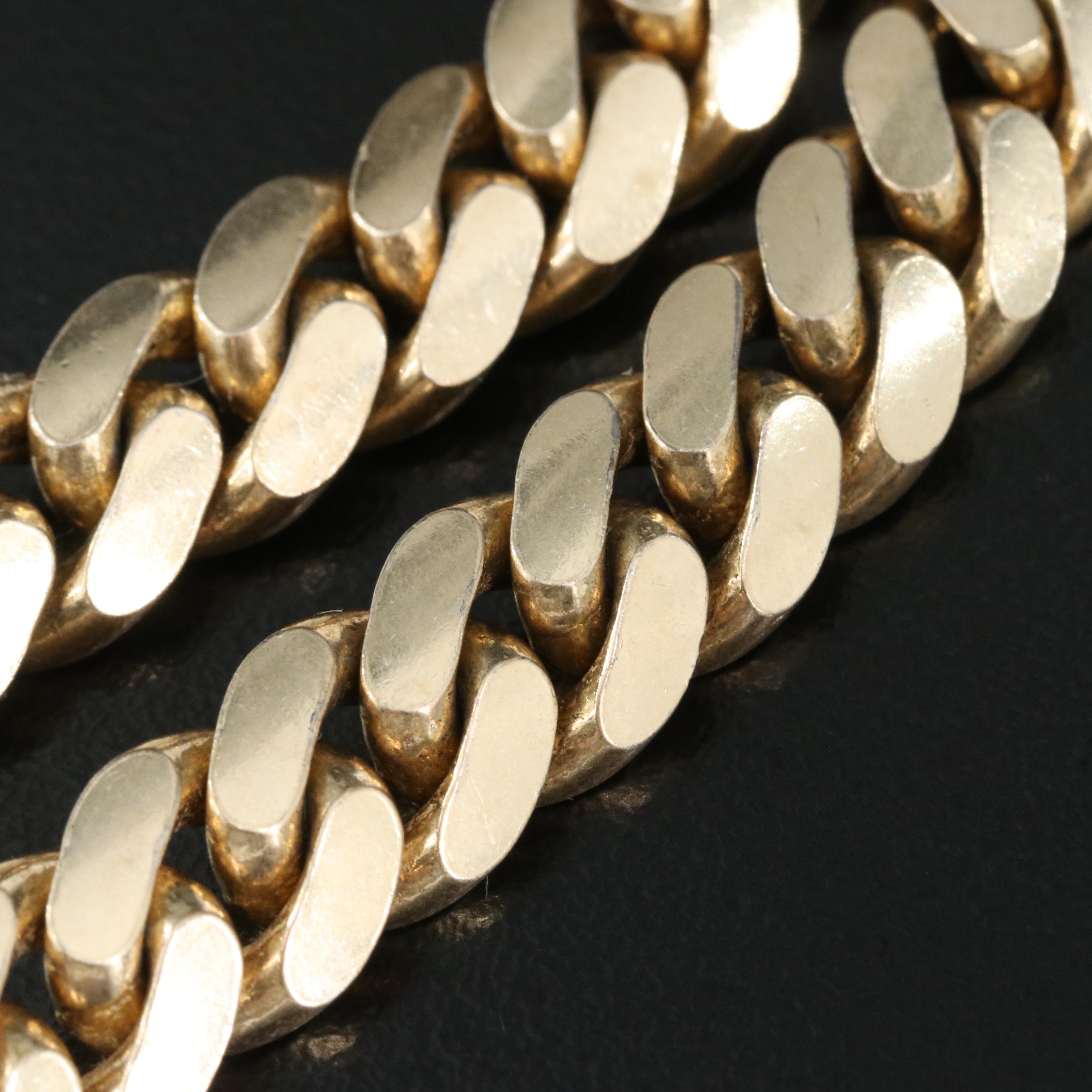 Italian Sterling Curb Necklace