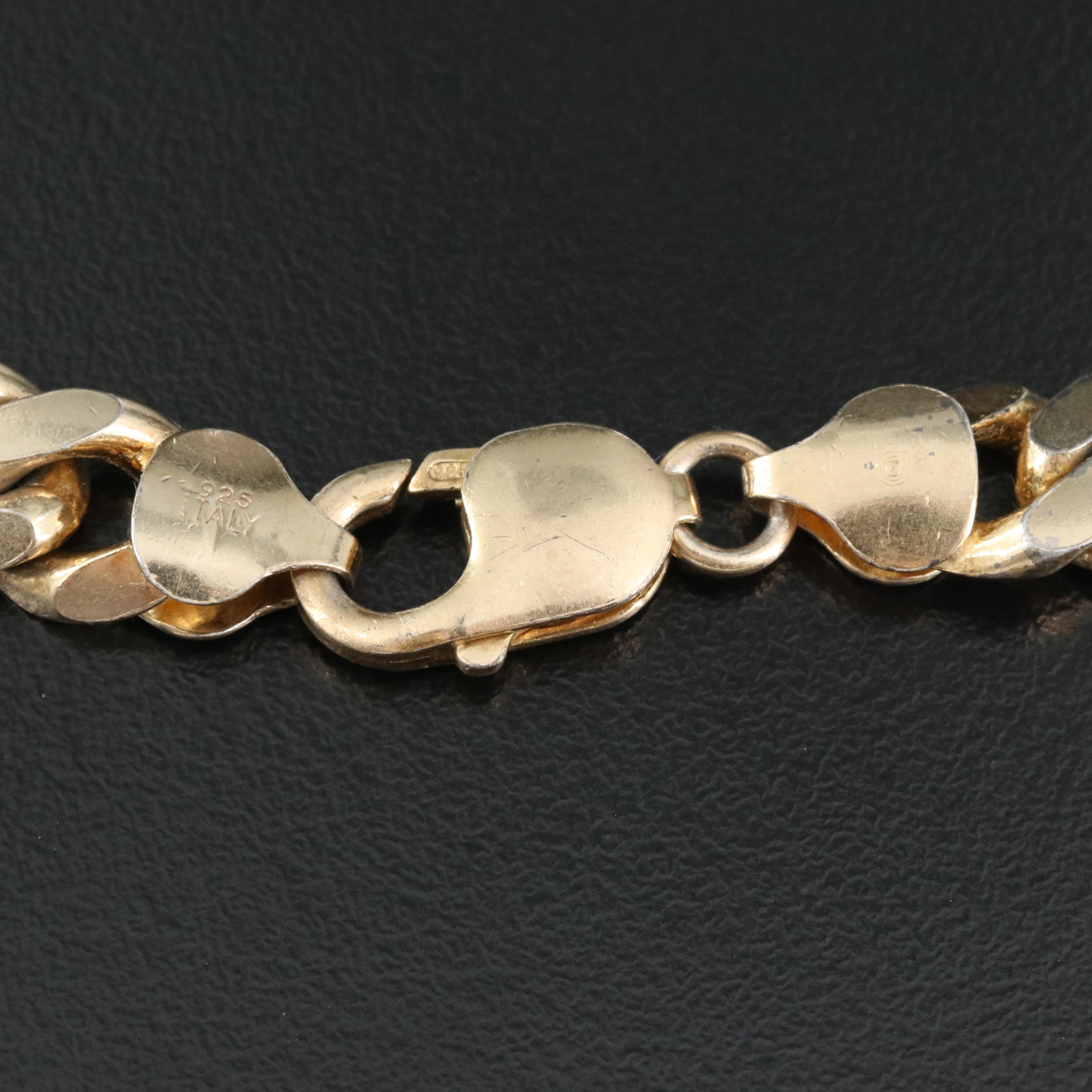 Italian Sterling Curb Necklace