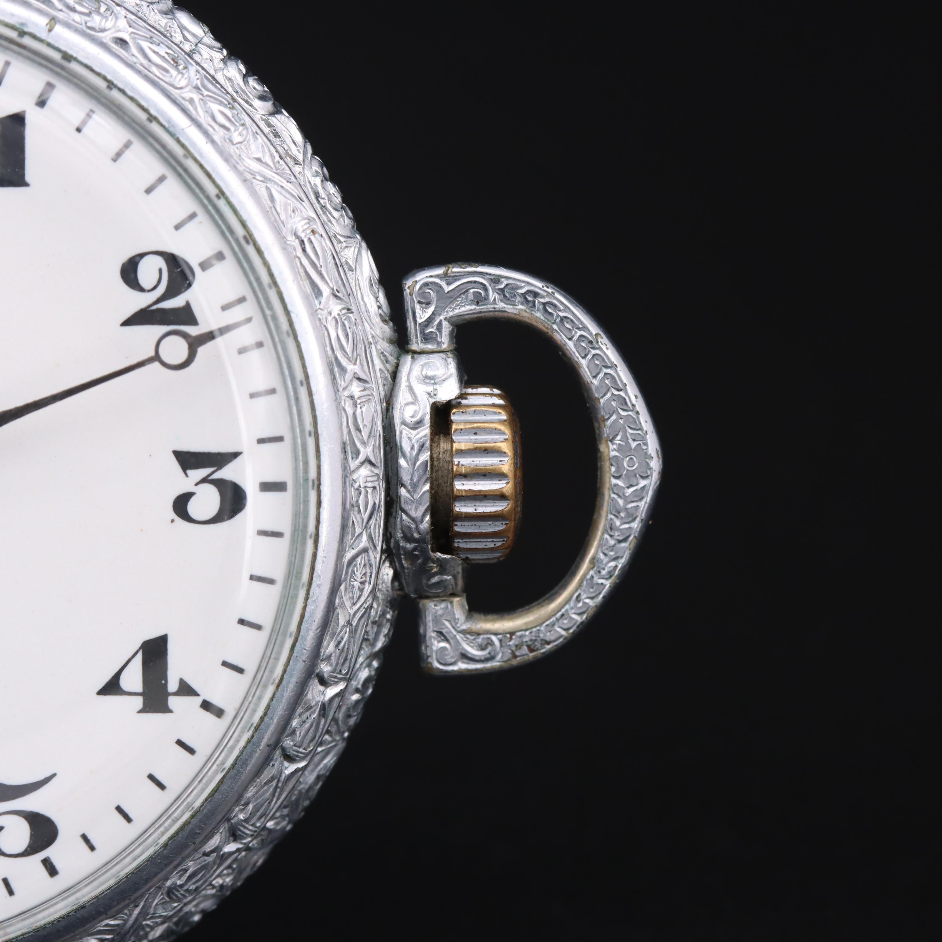 1917 Waltham Side Wound Pocket Watch