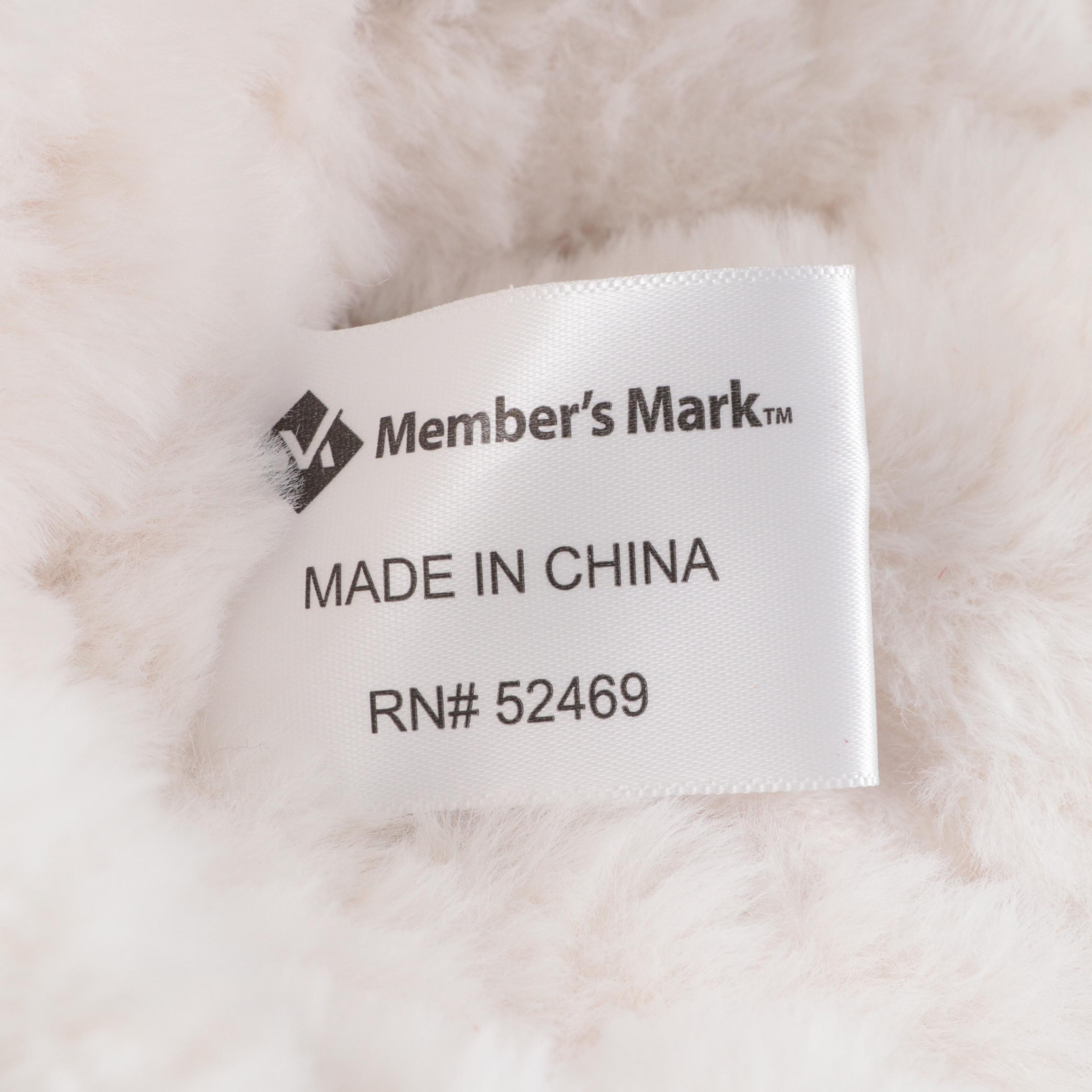 Member's Mark Hotel Premier Collection Luxury Throw in Ruched Cream