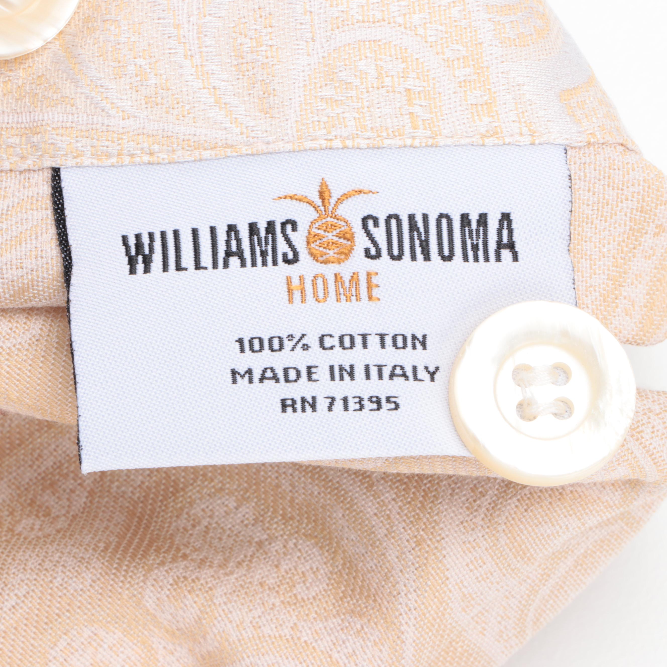 Williams-Sonoma Home Paisley Jacquard Duvet Cover with Dupioni Silk Bedspread