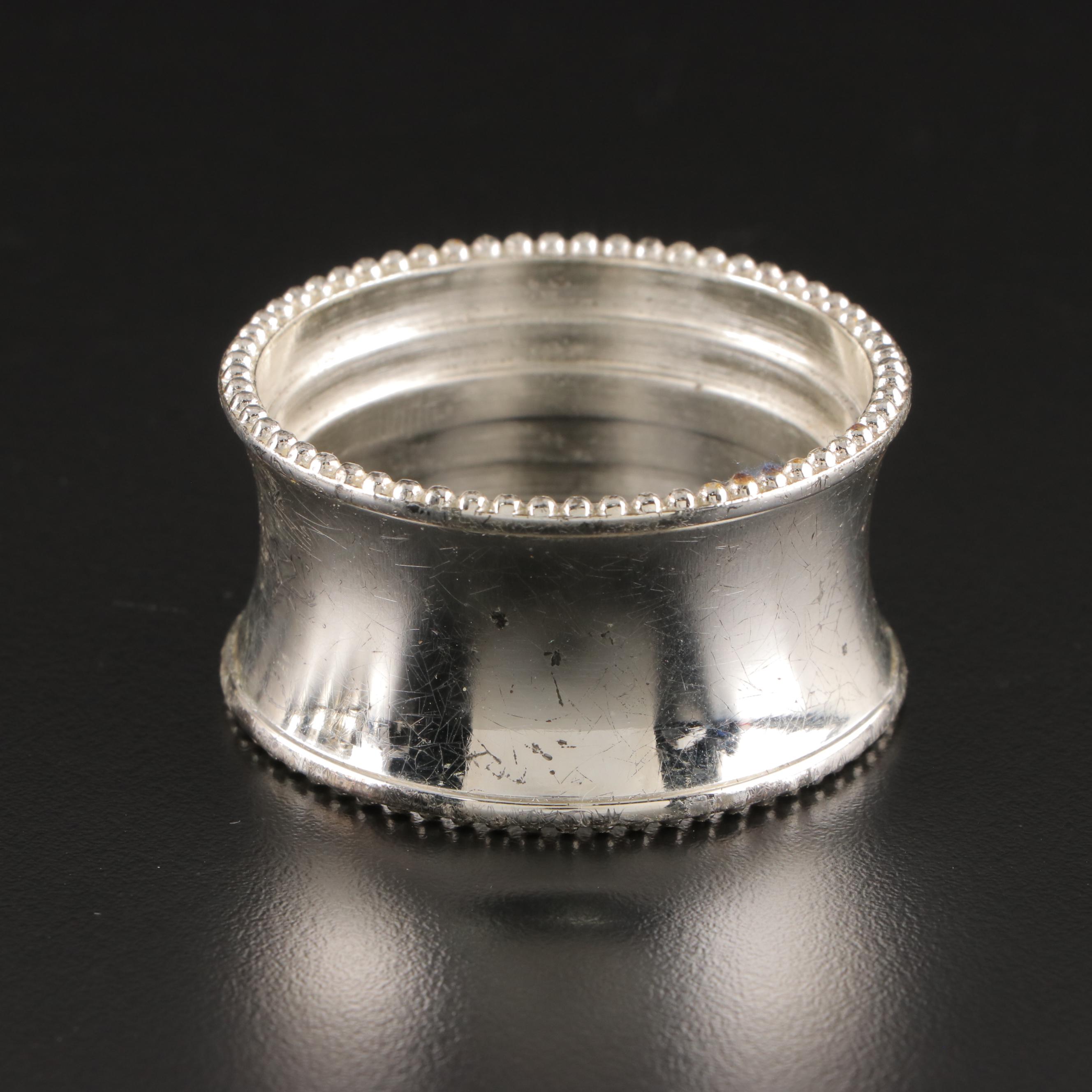 Gorham Manufacturing Co. English Sterling Adams Style and Other Napkin Rings