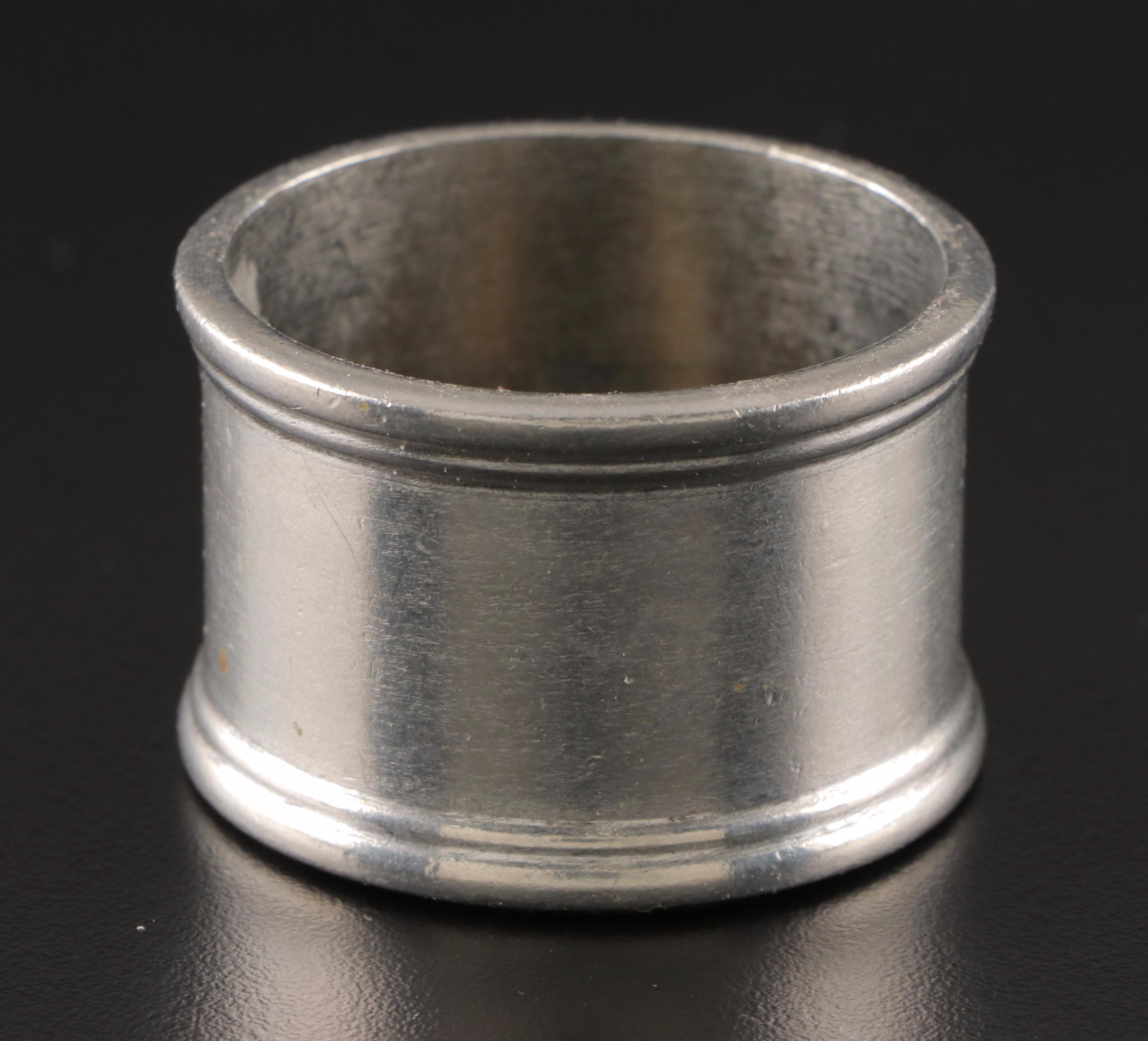 Gorham Manufacturing Co. English Sterling Adams Style and Other Napkin Rings